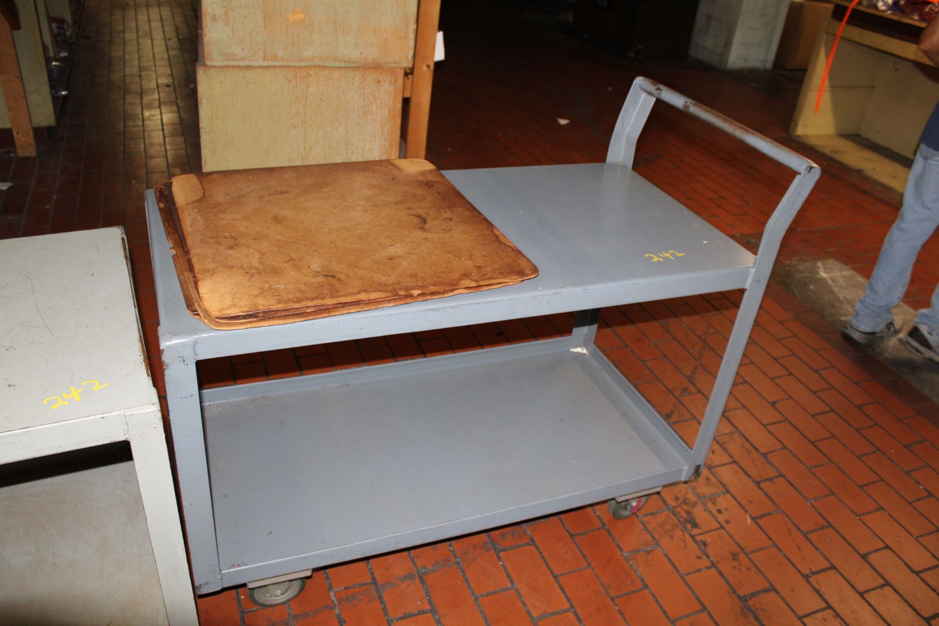 (2) Metal Shop Carts - Image 2 of 2