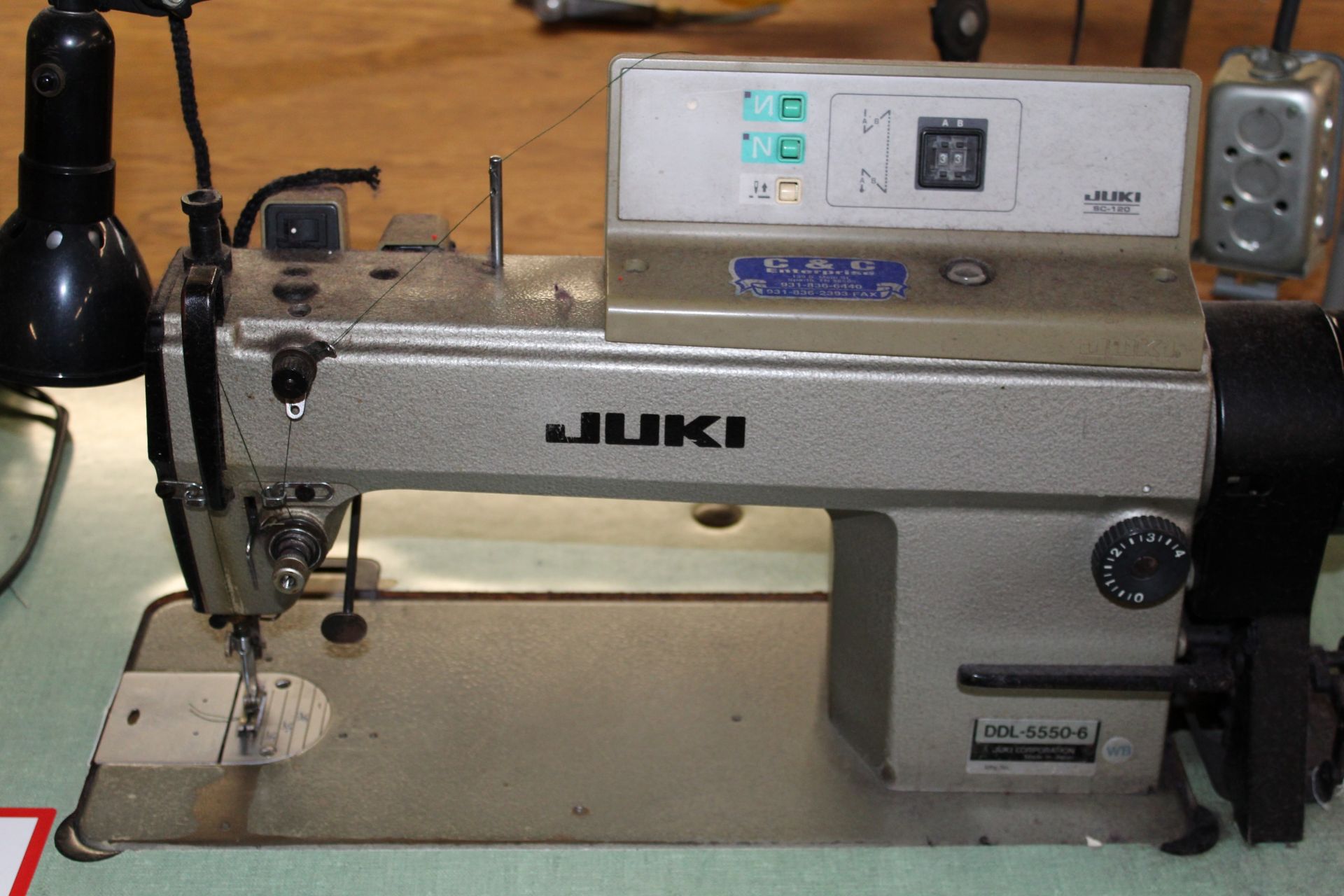 Juki Model DDL-5550-6 Single Needle Sewing Machine - Image 2 of 2