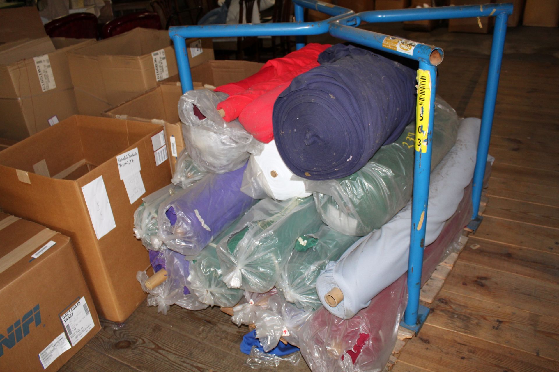 Large Quantity of Assorted Thread, Yard, Etc in Approx (45) Boxes and Assorted Material On Pallet - Image 4 of 5