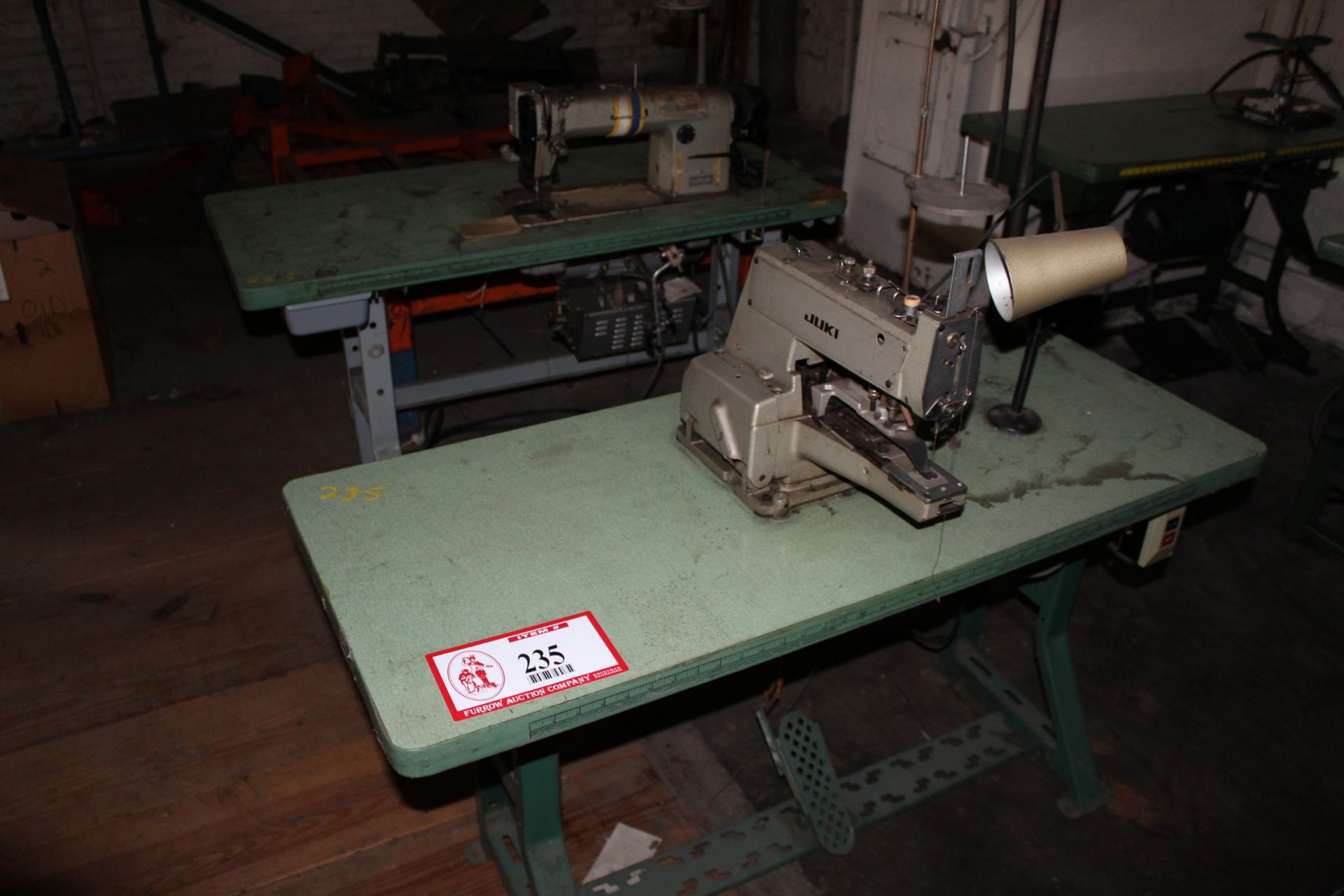 (2) Juki Sewing Machines (1) MB-373 Lock Stitch and (1) DDL-555-4 Single Needle