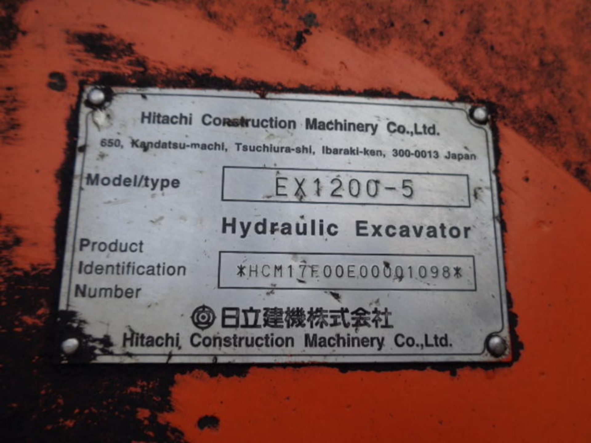 2001 Hitachi EX-1200 BE-5 Hydraulic Excavator - Image 12 of 16