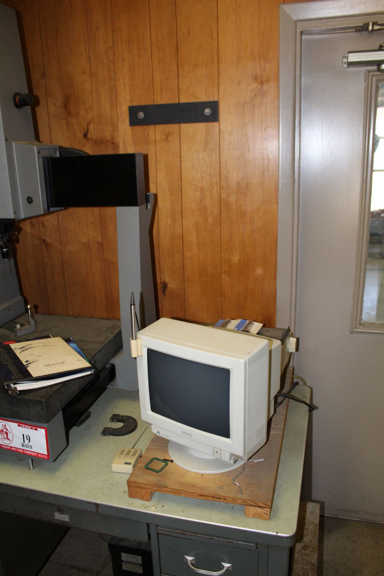 Brown & Sharp Microval Coordinate Measuring Machine w/ Computer Monitor and Printer - Image 2 of 2