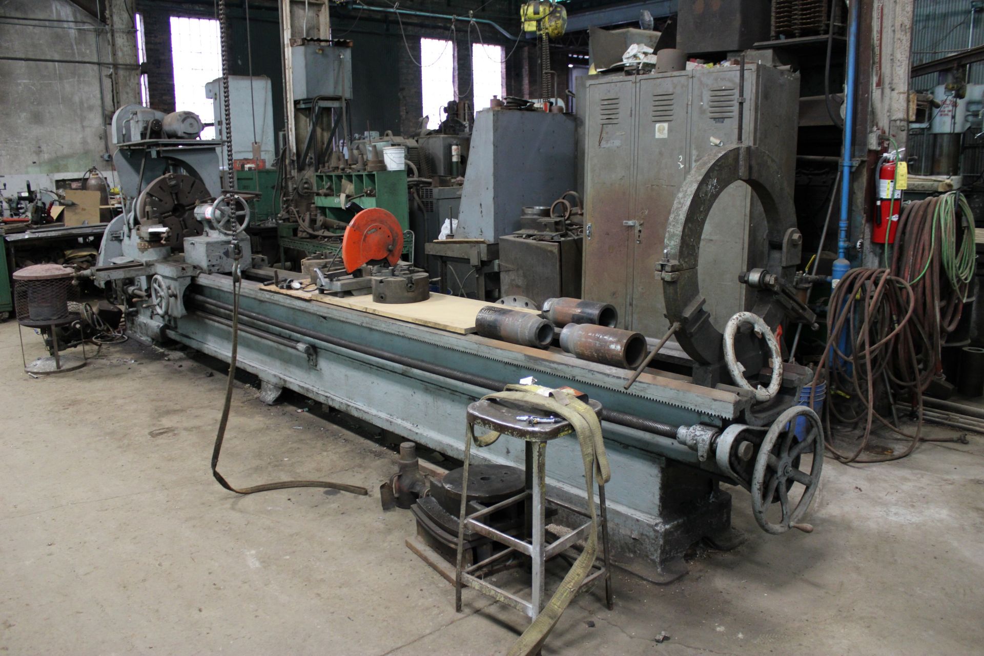 Rahn -Larmon Engine Lathe 36" Swing, 208" Bed w/ Center Rest - Image 2 of 2