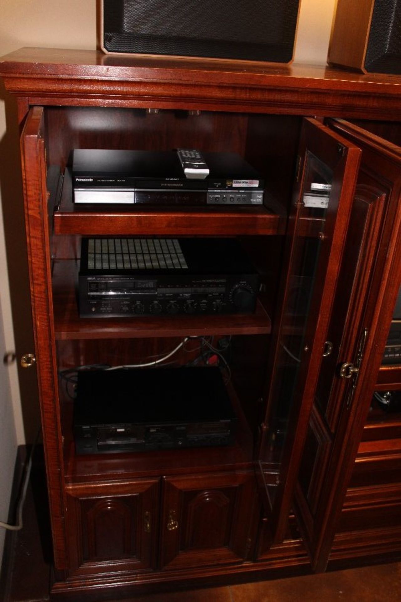 Anderson 20" DVD/VCR TV Combo, Panasonic DVD Recorder, Yamaha Receiver and Cassette Player, (2) - Image 2 of 3