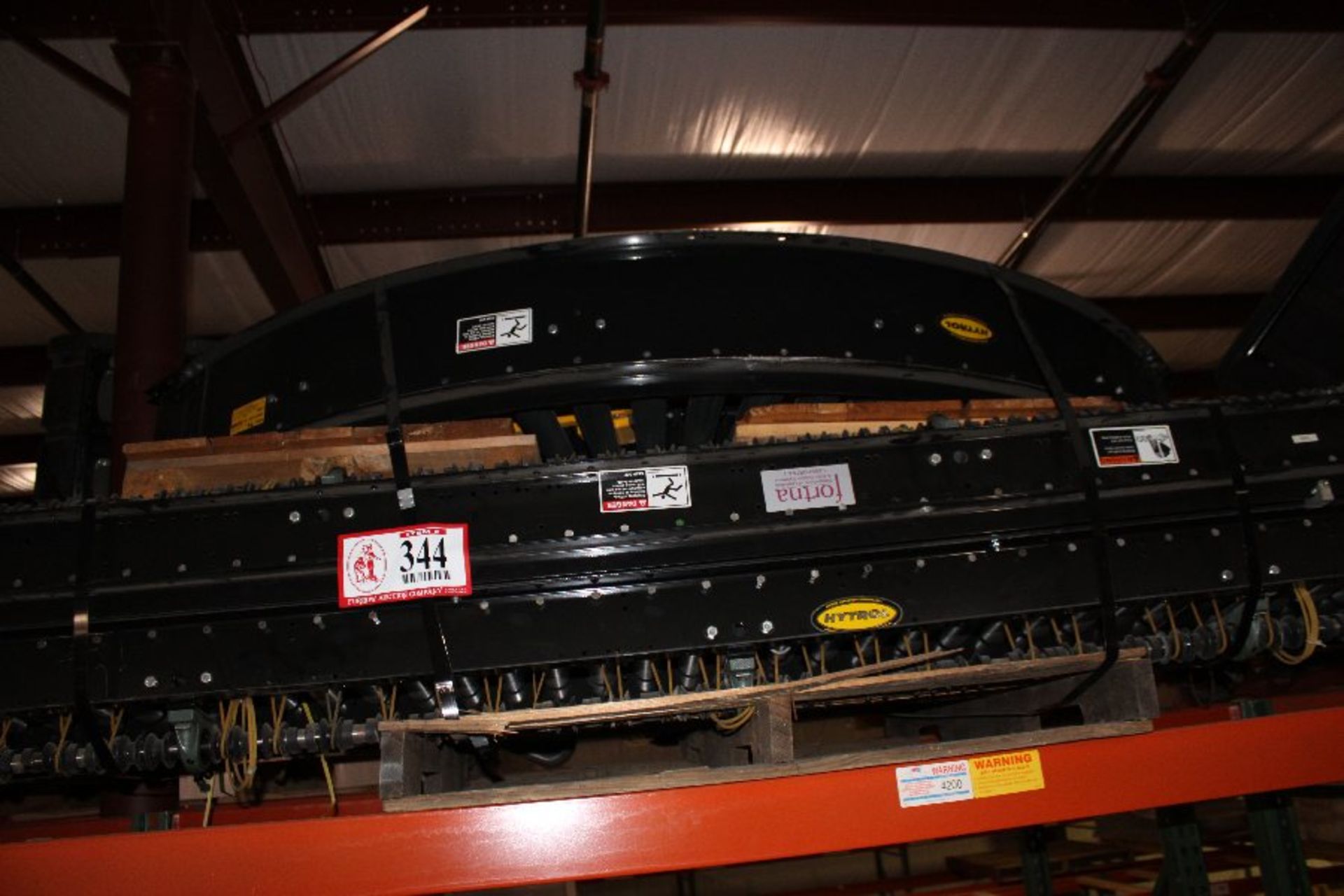 (3) Sections of Hytrol Roller Conveyor, 10' x 20"