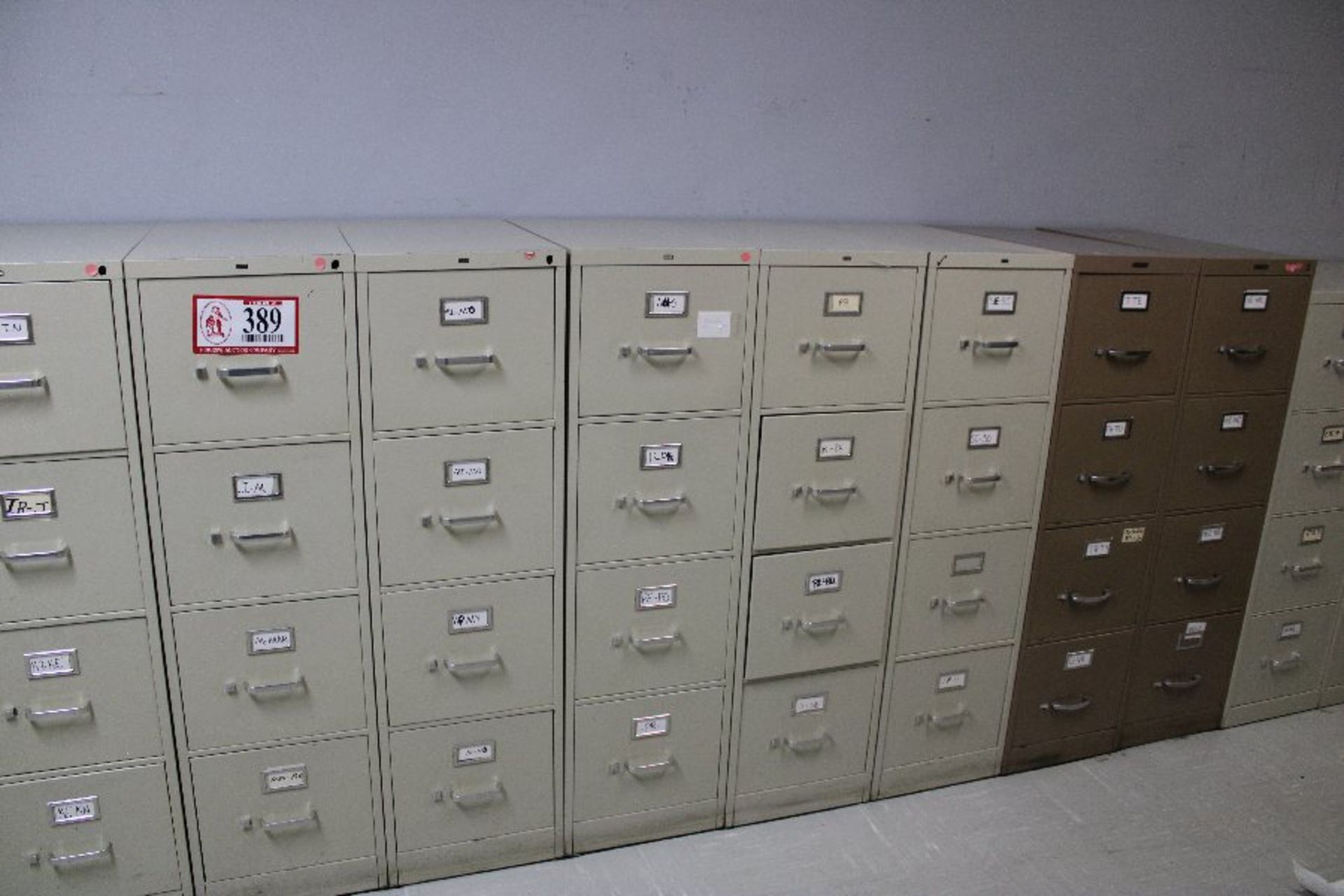 (6) 4 Drawer Metal File Cabinets - Image 2 of 2
