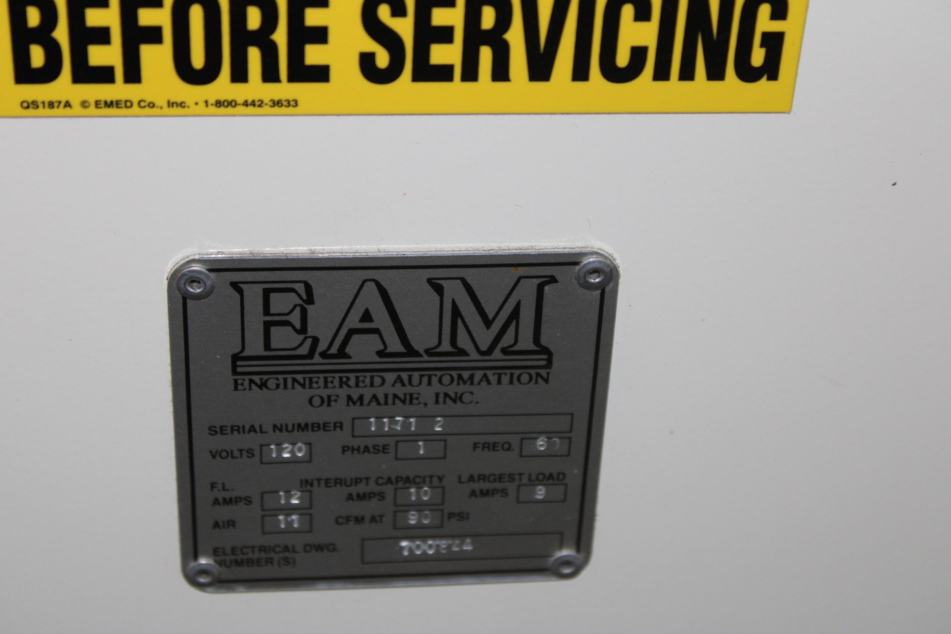EAM CD Packaging Machine - Panel Bad Backlight ($300.00 Repair) w/ EAM Drop Feed - Image 2 of 4