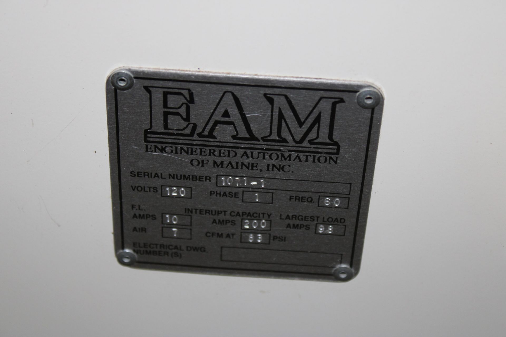 EAM CD Packaging Machine s/n 10701-1 - Image 3 of 3