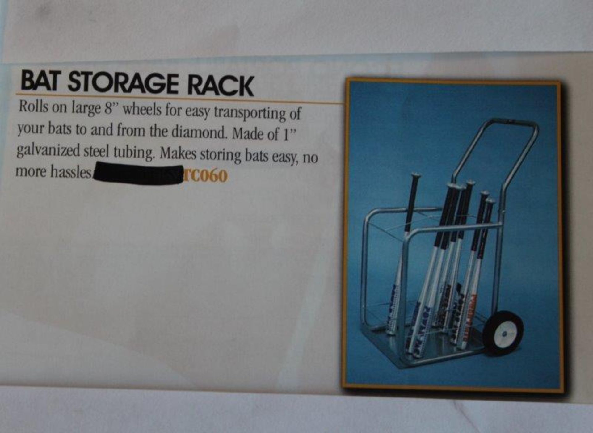 1) MTC 060, Bat Storage Rack - Image 2 of 2