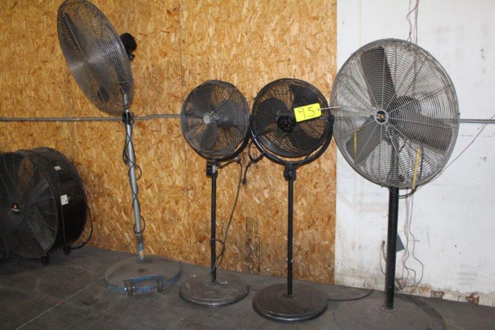 Lot of 4) Pedestal Fans