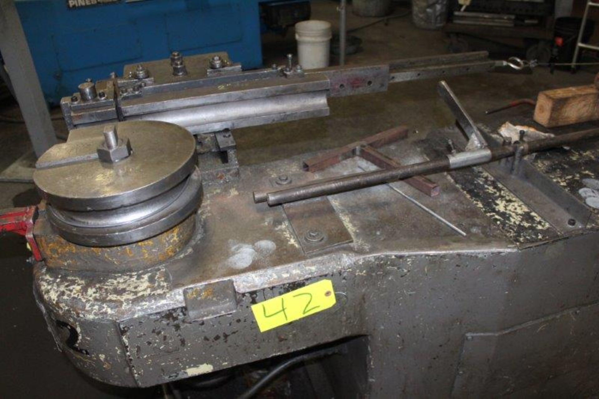 Pines #2 Type DAB 2" Horizontal Rotary Tube Bender, S/N 11230-69401, Left Hand Rotation, 7.5 Hp, - Image 2 of 4