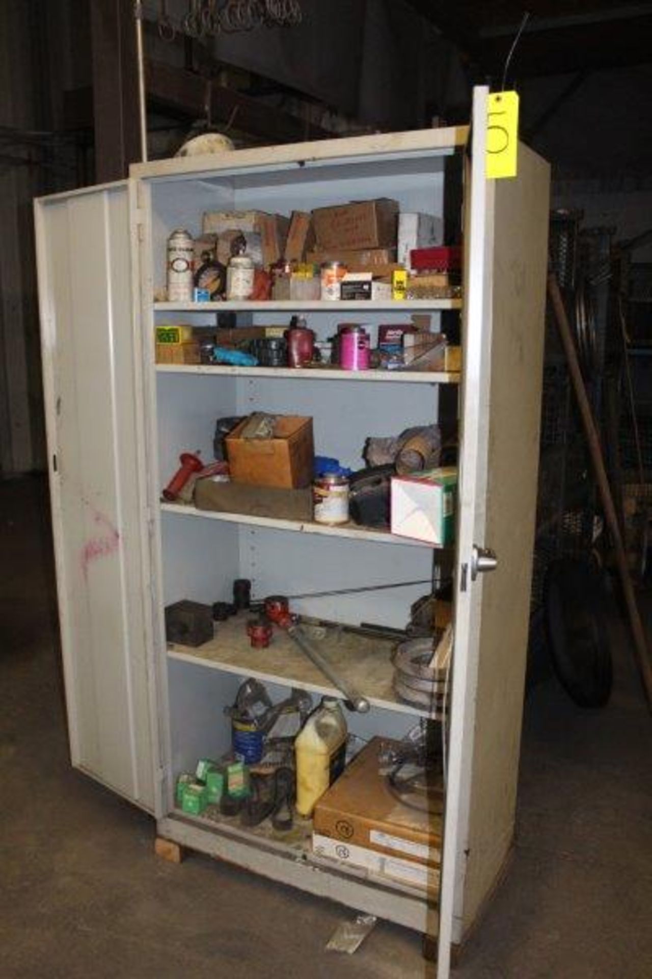 2-Door Supply Cabinet w/ Contents