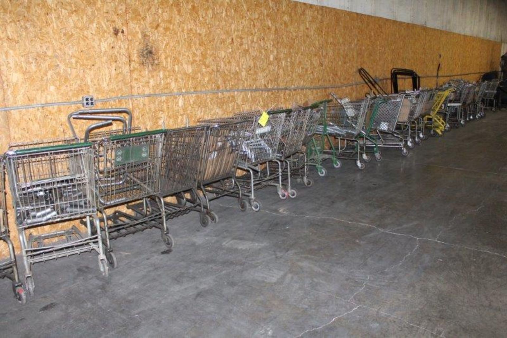 Lot of Shopping Carts w/ Contents