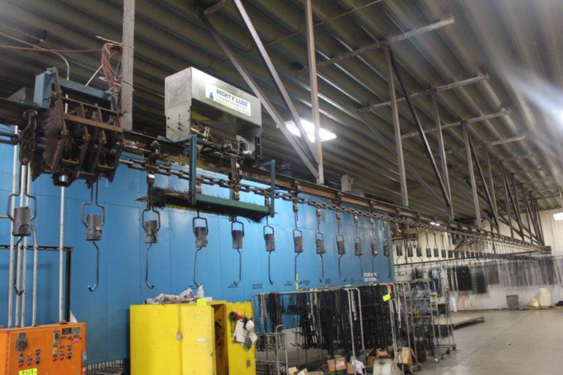 Estimated 650' of Overhead Monorail Conveyor System, w/ Drive & Lubrication Systems - Image 4 of 4