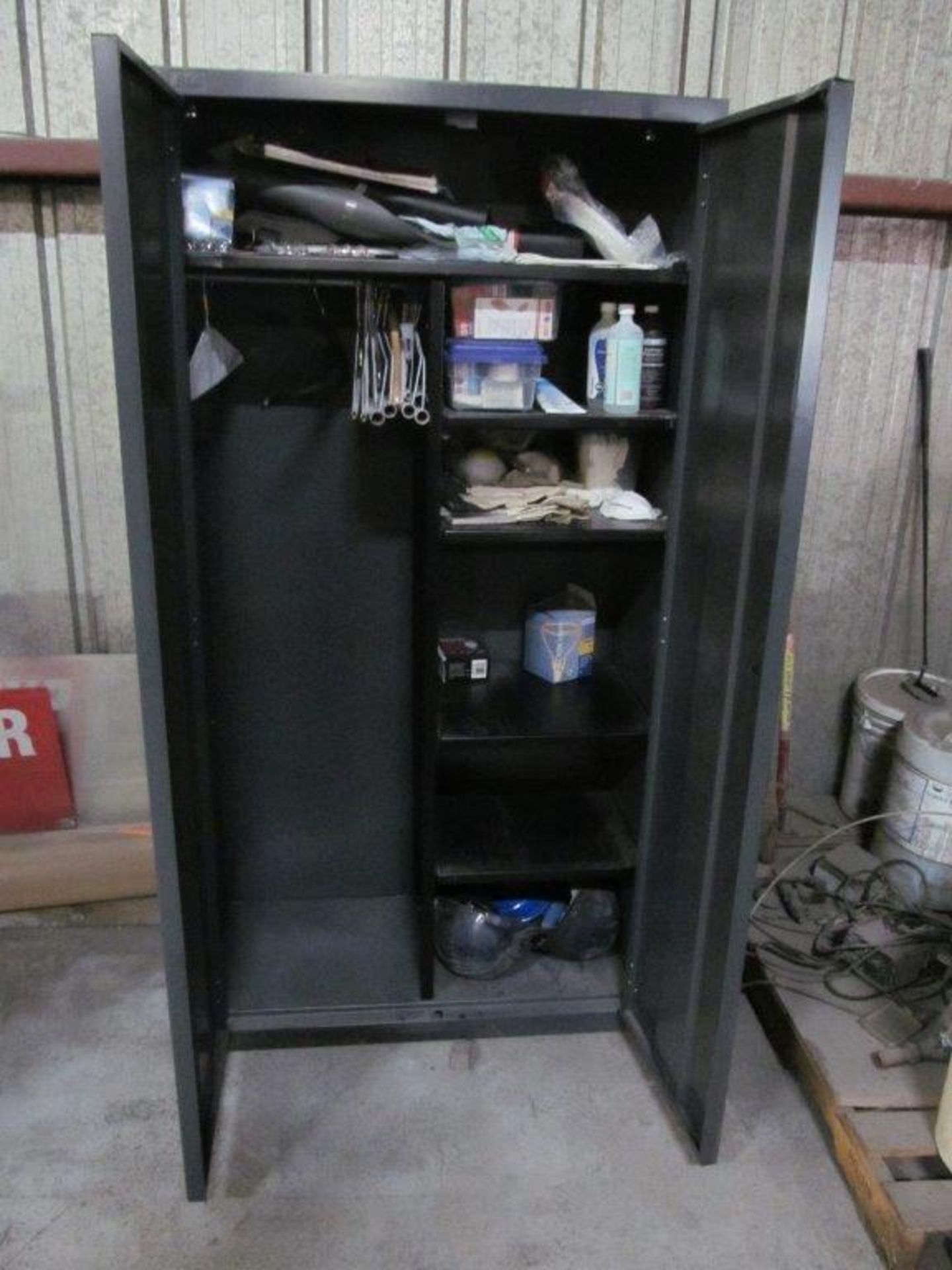 ALB STEEL 2 DOOR CABINET, 36'' X 18'' DEEP X 6FT HIGH - Image 3 of 3