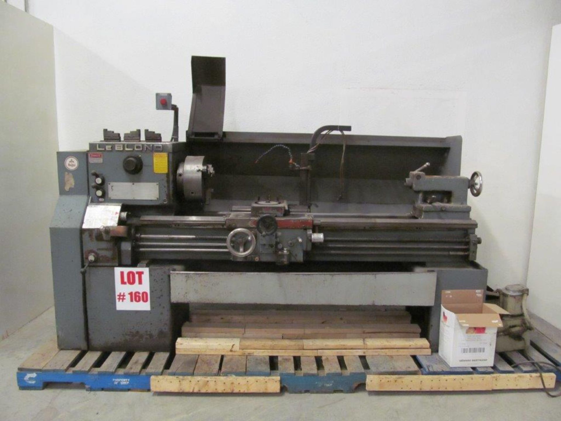 LEBLOND ENGINE LATHE (USA), 20'' SWING X 48'' CENTERS, 3'' SPINDLE BORE, ELECTRICS 550V/3PH/60C