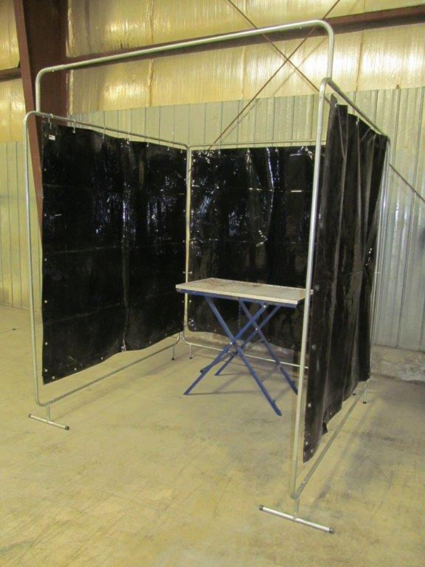 WELDING TABLE, C/W WELDING CURTAIN (SET) - Image 2 of 5