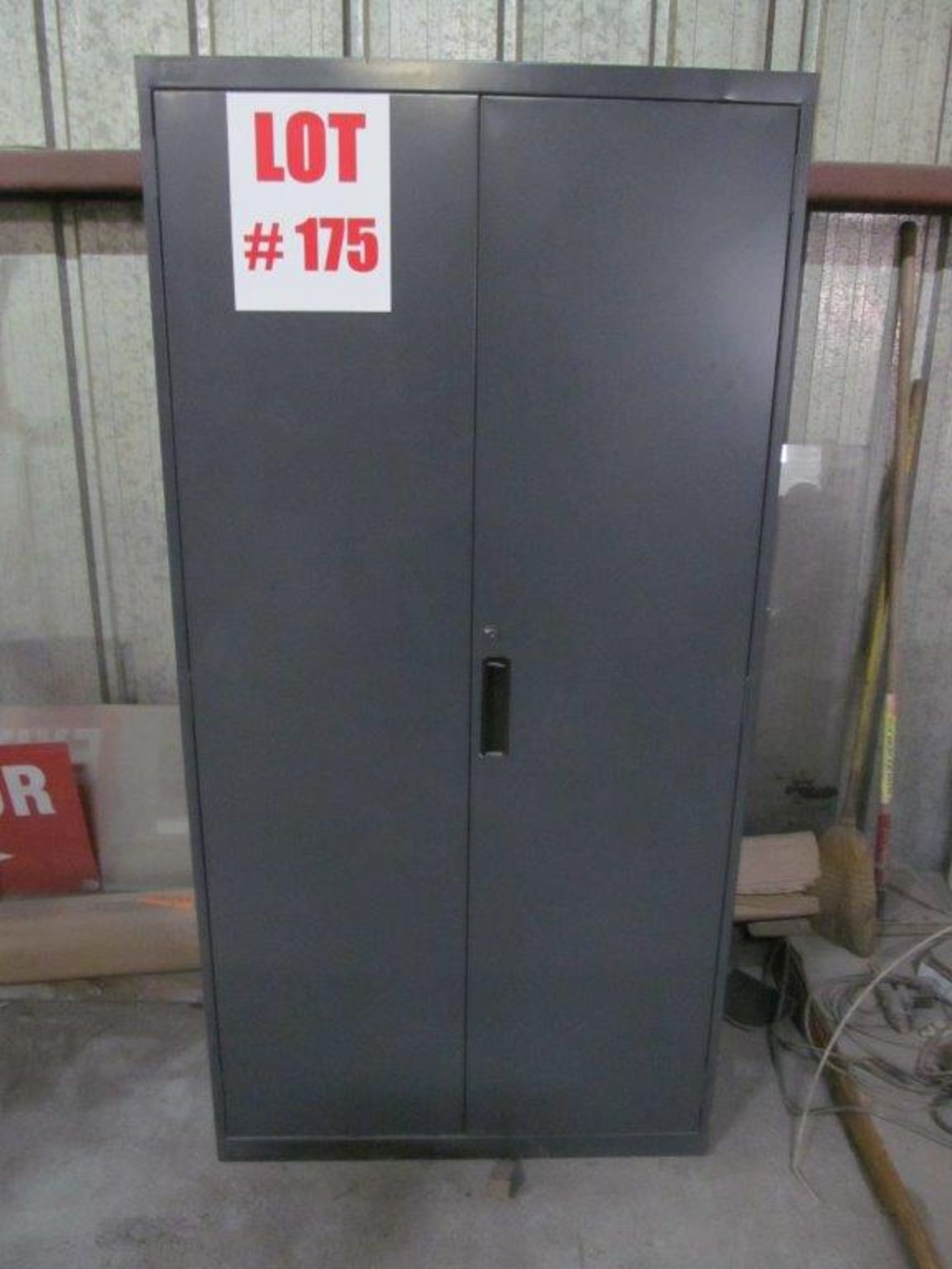 ALB STEEL 2 DOOR CABINET, 36'' X 18'' DEEP X 6FT HIGH - Image 2 of 3