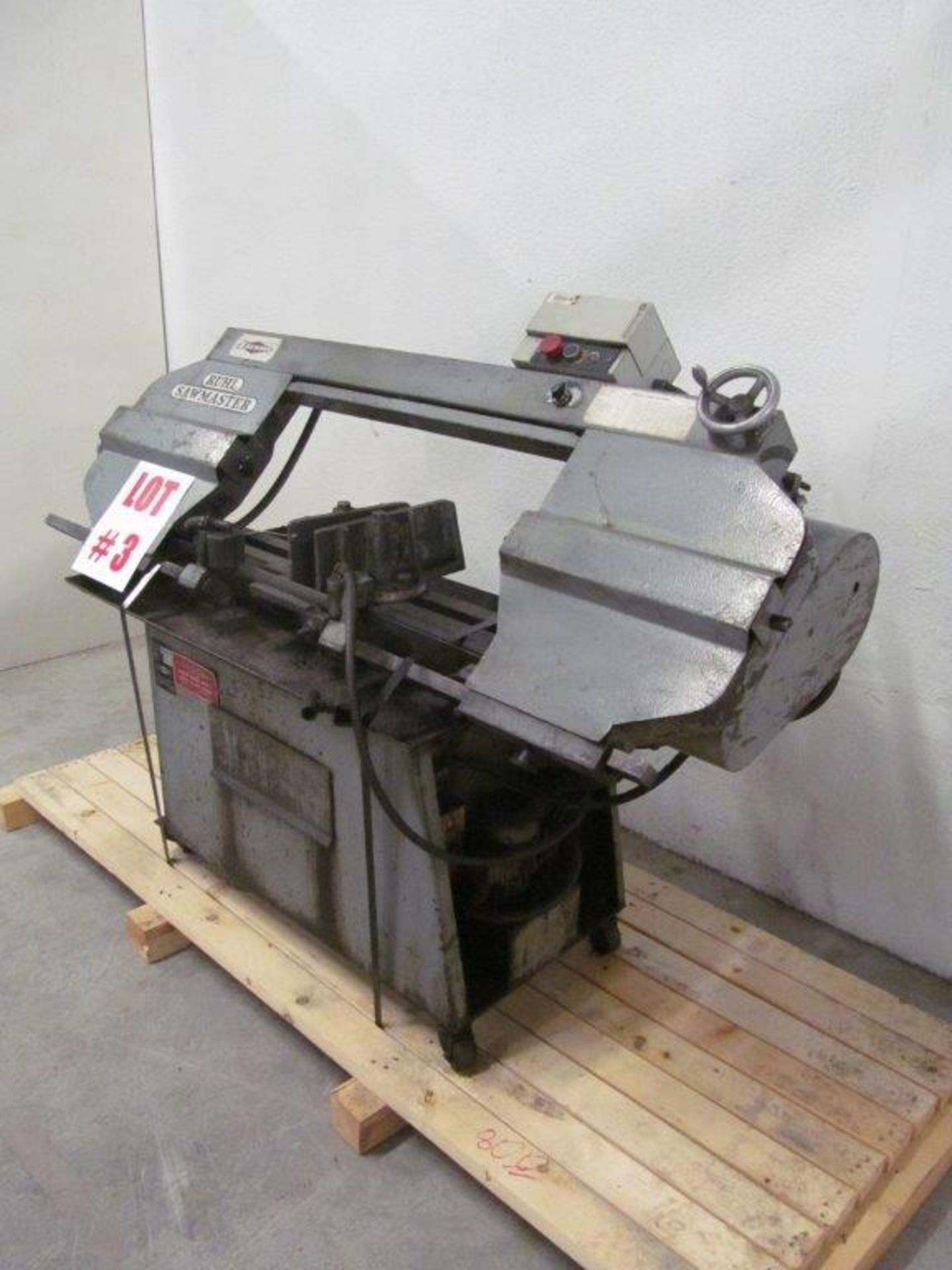 JAESPA HORIZONTAL BANDSAW MODEL 260, CAPACITY 1'' X 24'' (MADE IN GERMANY), ELECTRICS: 220V/3PH/60C - Image 3 of 7