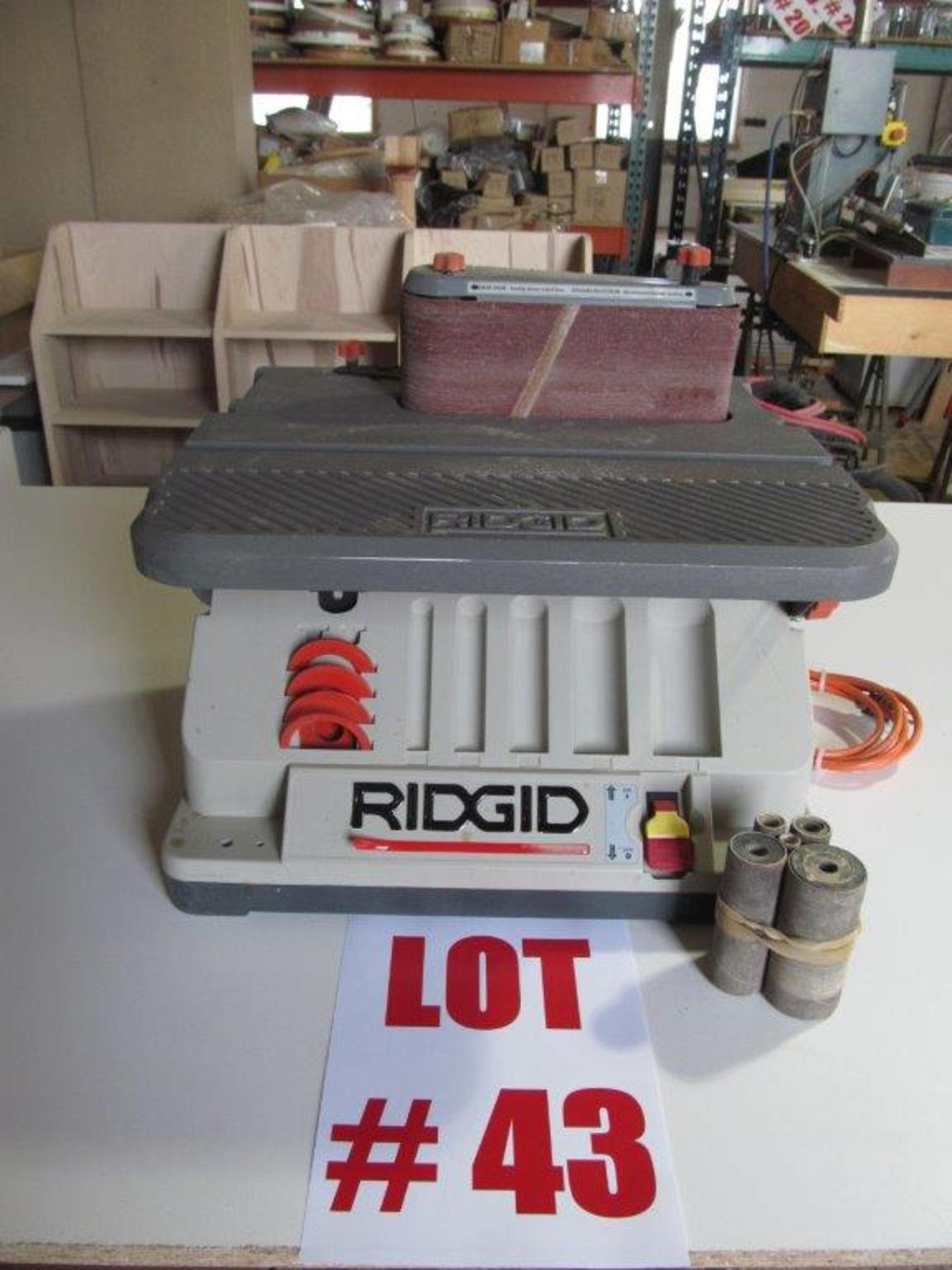 RIGID OSCILLATING BELT SANDER 4'' X 24'' BELTS, 115V/1PH/60C