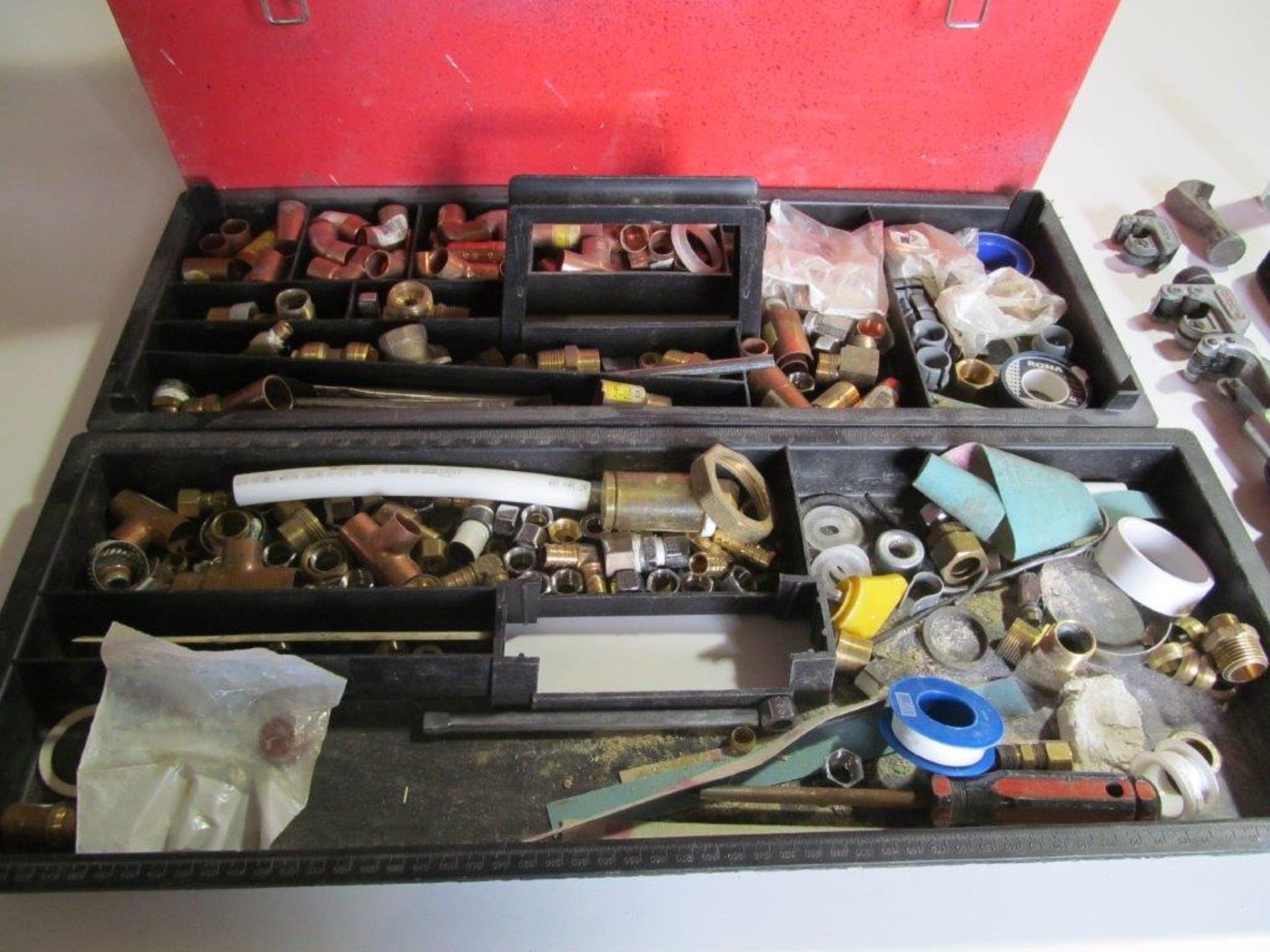 (1) LOT ASSORTED PLUMBING TOOLS & ACCESSORIES - Image 2 of 4