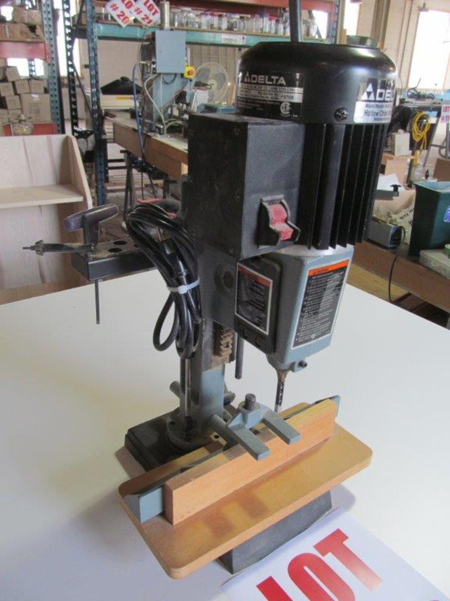 DELTA MODEL 14-650 TYPE 2 HOLLOW CHISEL MORTISER 1/2HP, 115V/1PH/60C - Image 2 of 4