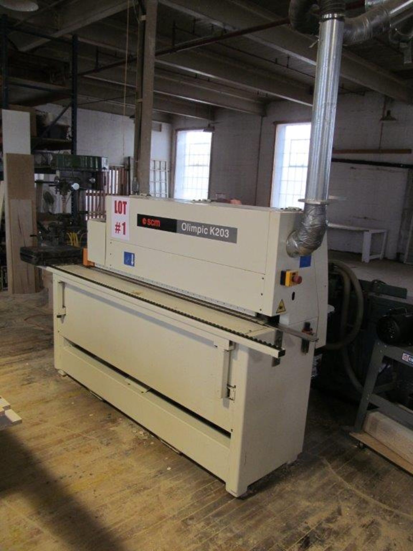 SCM EDGE BANDER, MODEL OLYMPIC K203B, S/N: AH/105798, C/W 550V/3PH/60C TRANSFORMER - Image 2 of 11