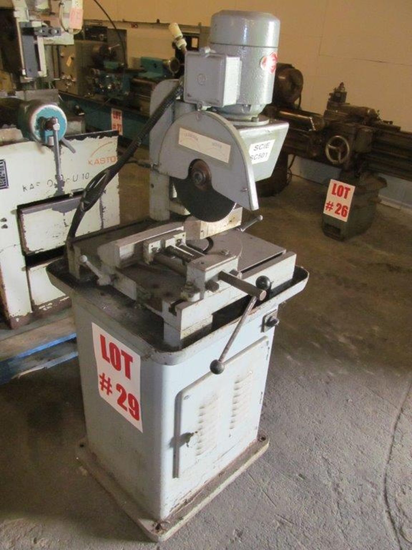 EISELE COLD SAW, 10'' BLADE, ELECTRICS 575V/3PH/60C