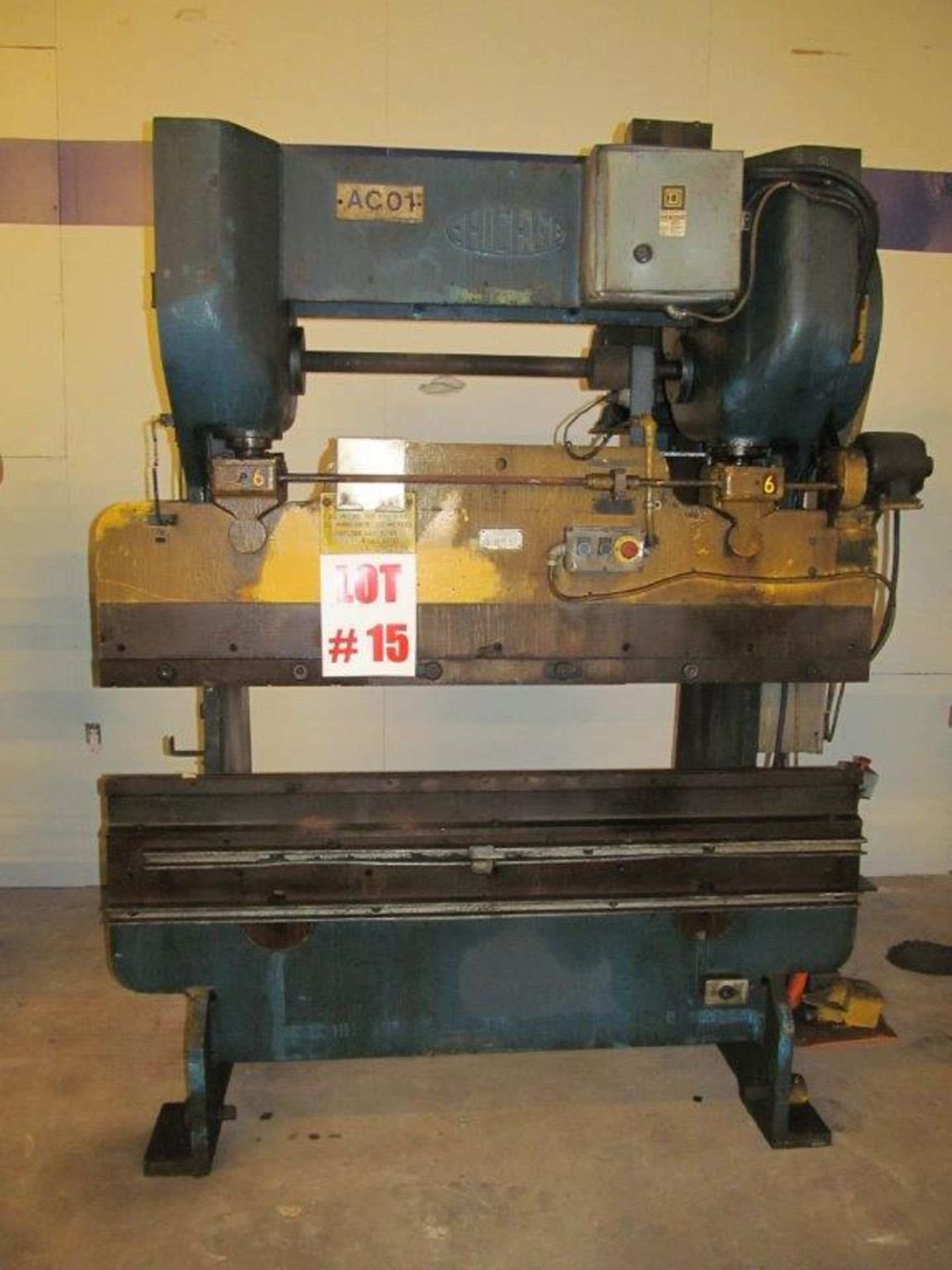 CHICAGO MECHANICAL PRESS BRAKE 6FT CAPACITY