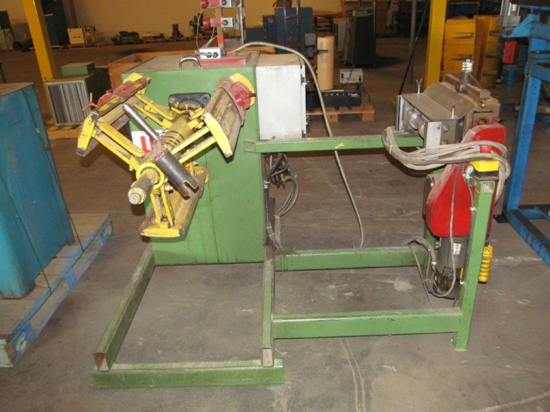 5000LBS CAPACITY UNCOILER, C/W FEEDER, ELECTRICS TBA - Image 2 of 2