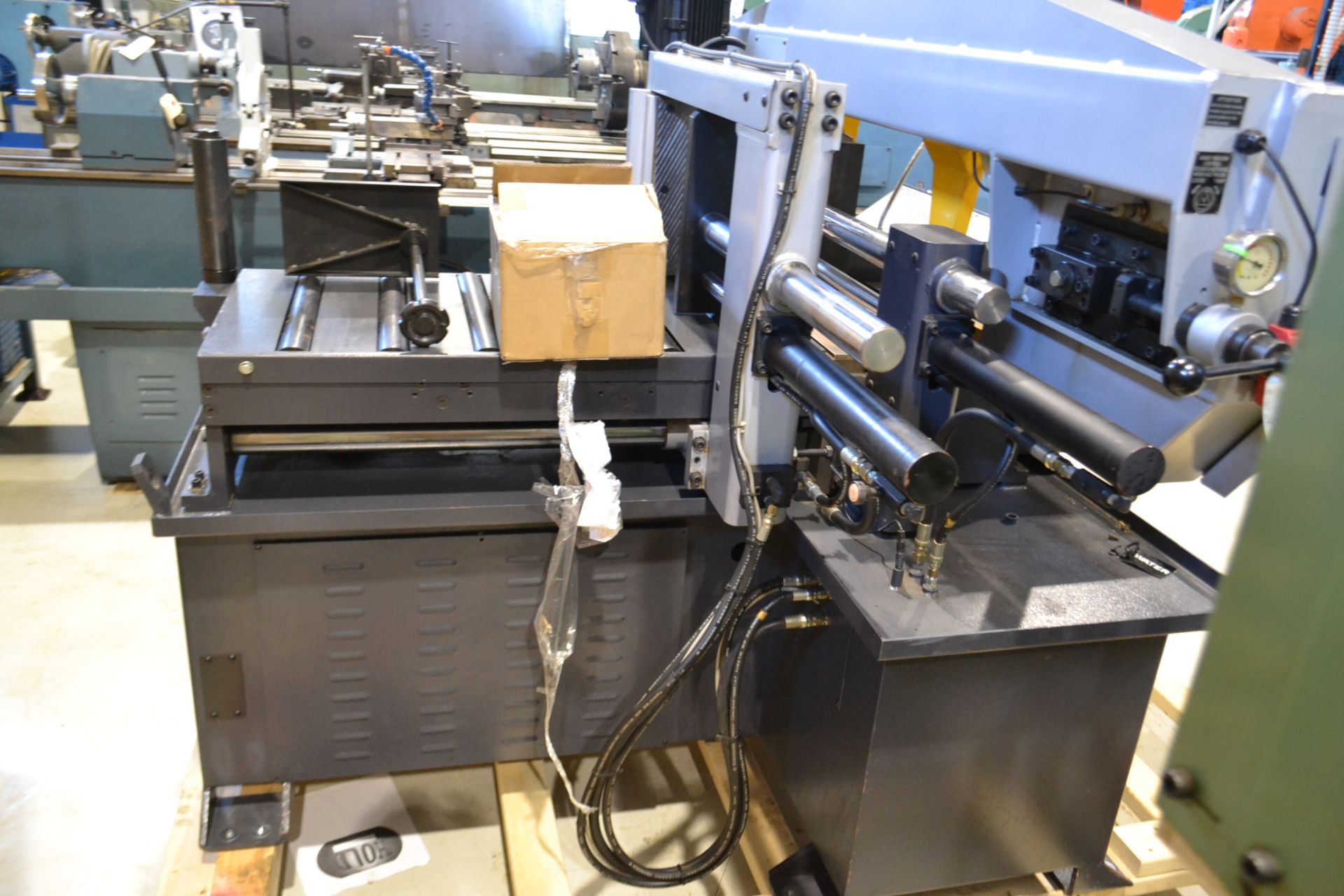 WAYTRAIN BAND SAW, HORIZONTAL, MODEL WS1318FA, S/N 09091669, 13 X 18 AUTOMATIC, 220/3/60 volts - Image 4 of 4