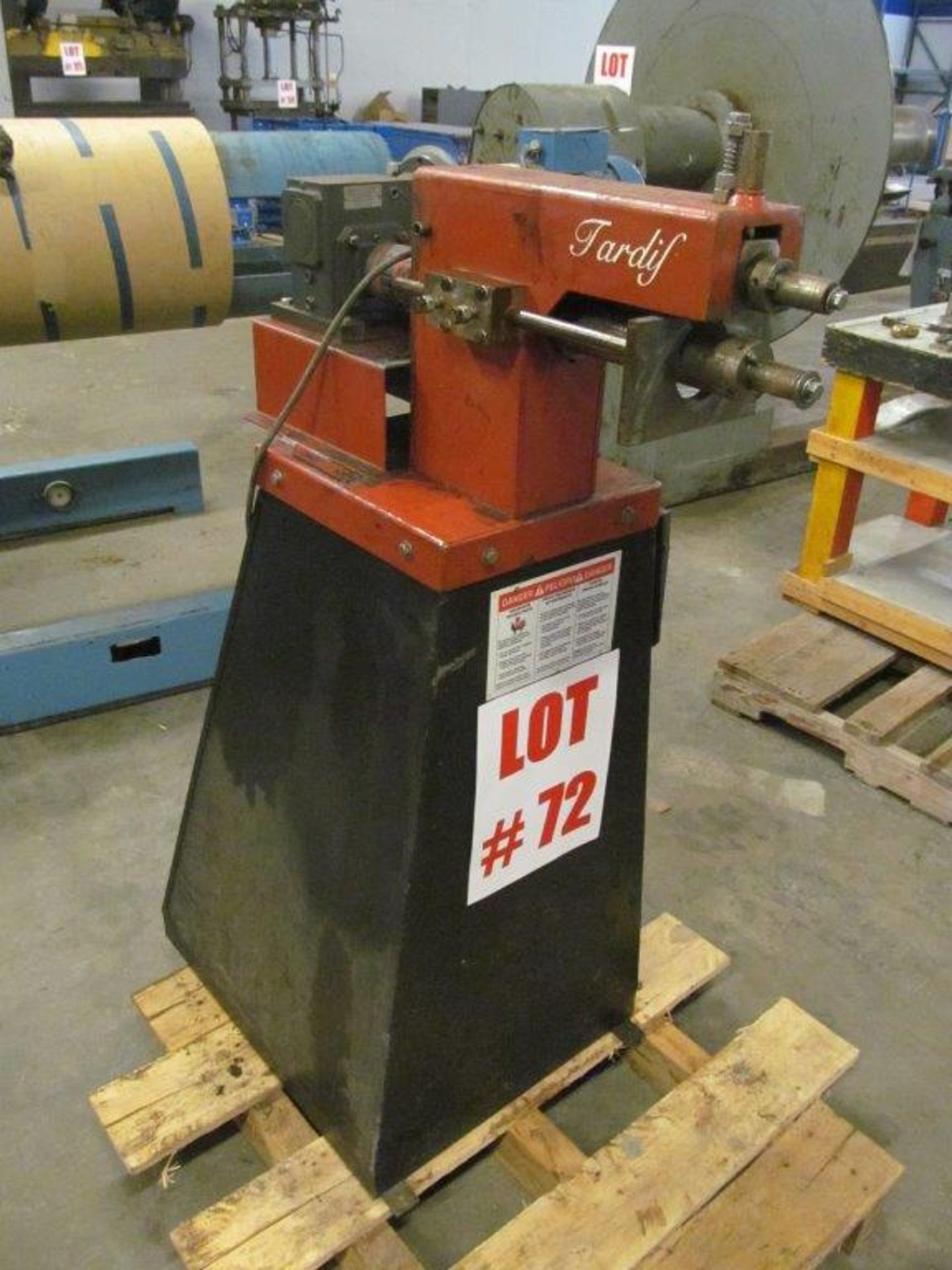 TARDIF FORMING MACHINE, ELECTRICS 115V/1PH/60C