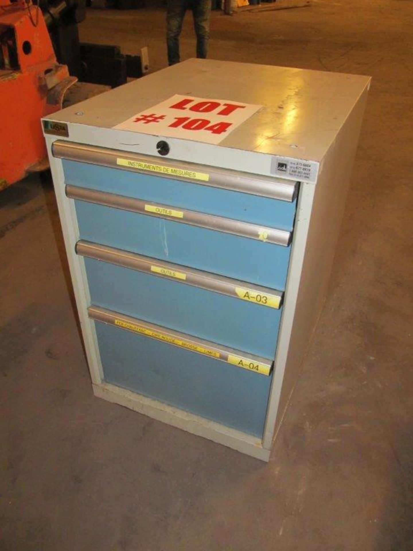 LISTA 4 DRAWER TOOL CABINET