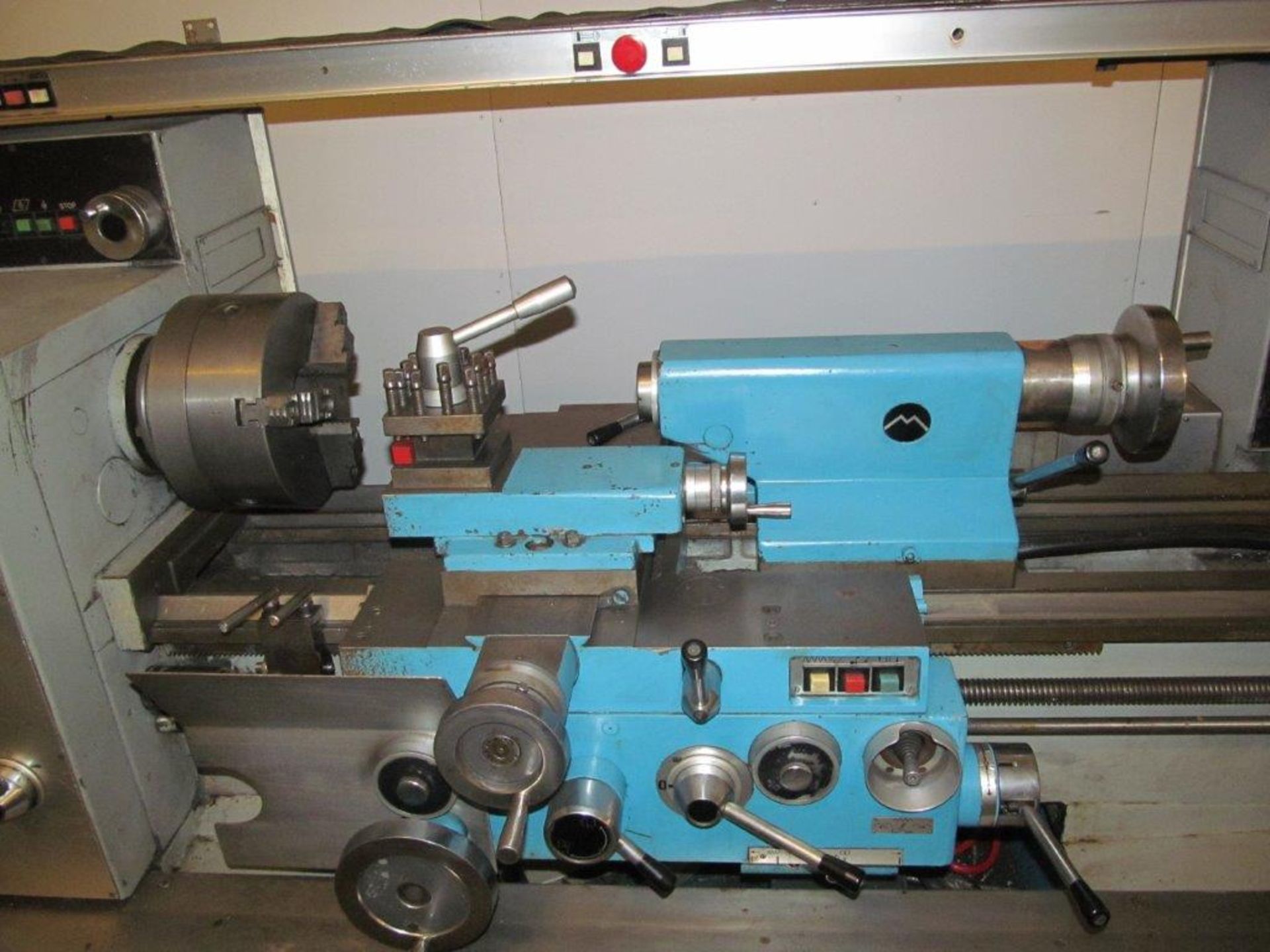 GALLICOP ENGINE LATHE, MODEL 320891, 16'' SWING X 32'' CENTERS. C/W 10'' 3 JAW CHUCK & TOOL POST - Image 3 of 3