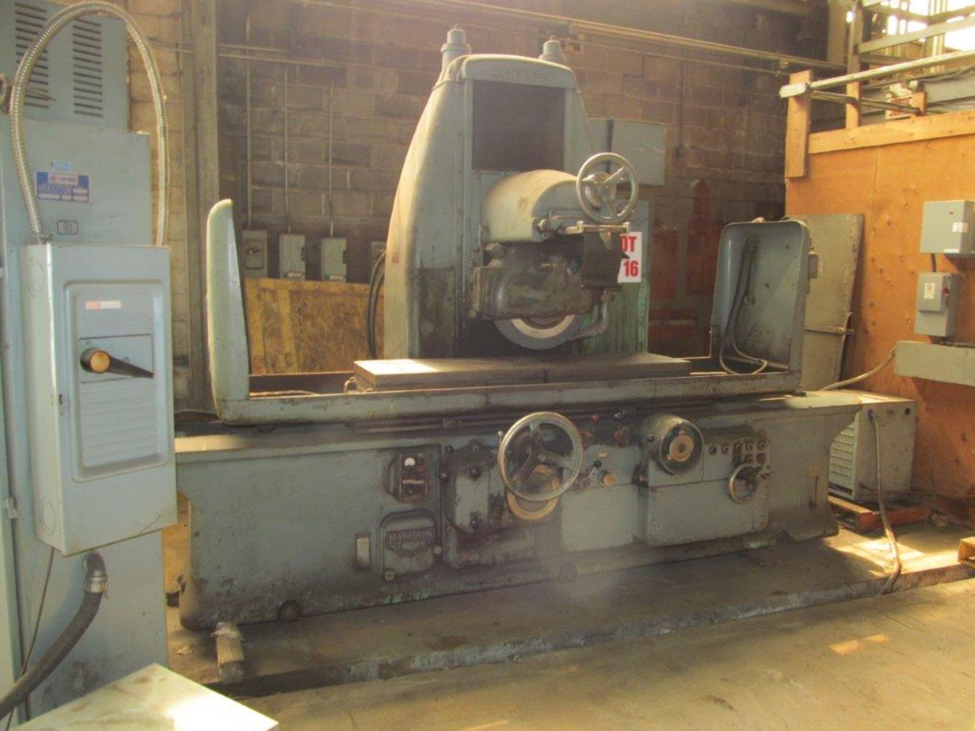 MATTISON 18’’ X 62’’ HYDRAULIC SURFACE GRINDER, (2) 18’ X 31’’ ELECTRO MAG CHUCKS, 20’’ GRINDING