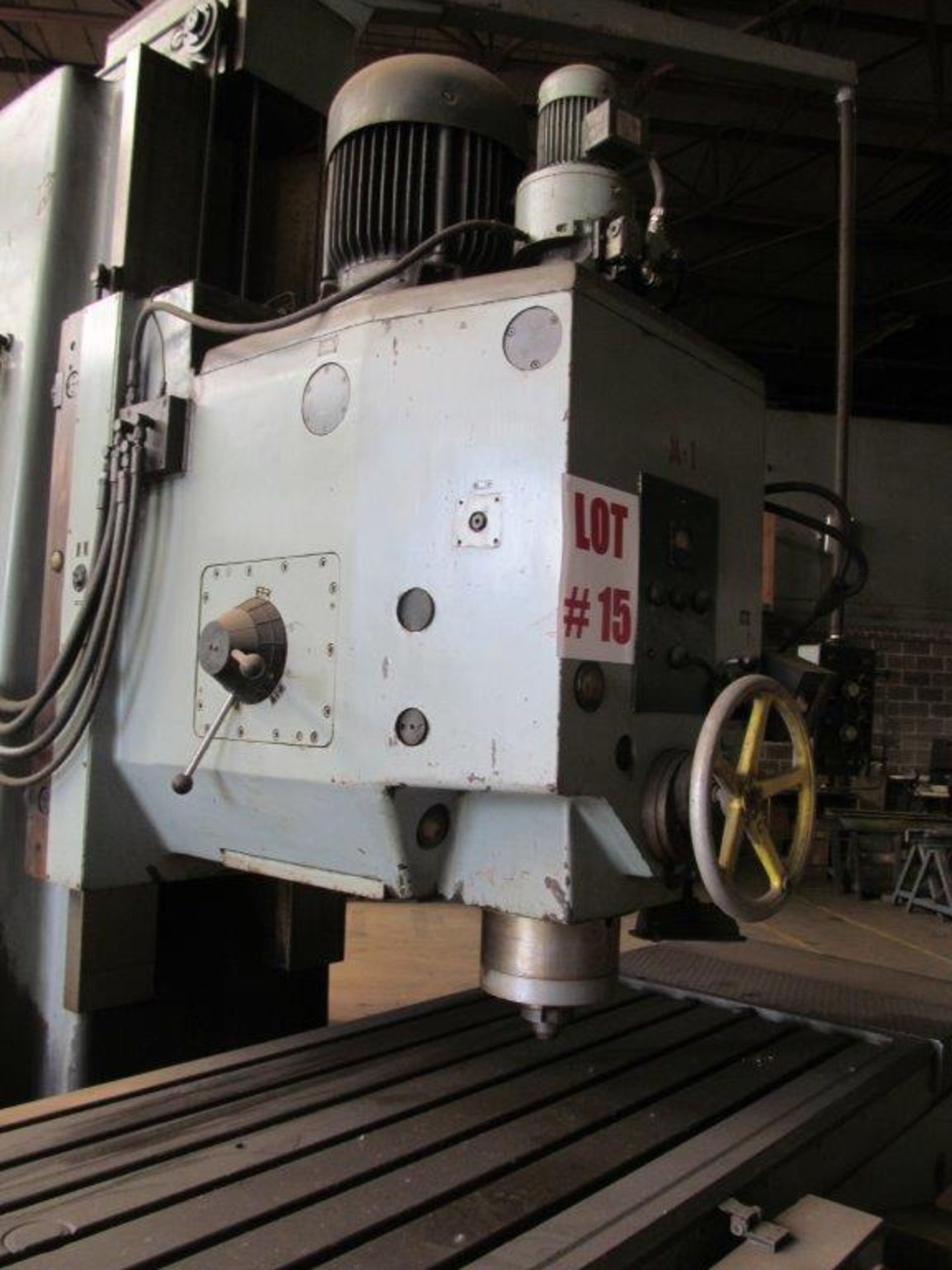 STANKO 6A59 VERTICAL MILL, 41’ X 98’’ T-SLOT TABLE, MAX 2200 RPM, POWER TRAVELS, SN 258 - Image 3 of 9