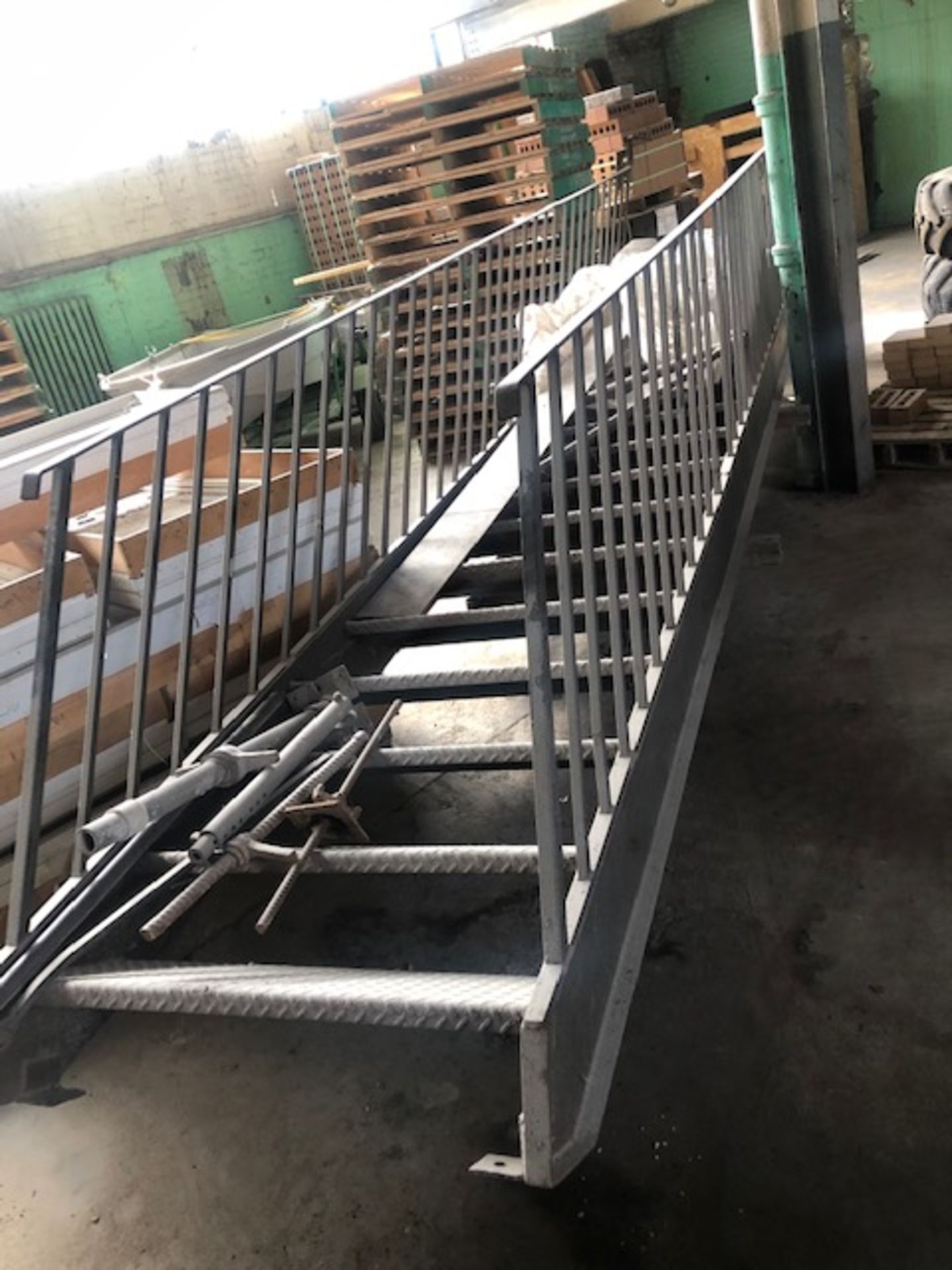 24 Ft Long x 32'' Wide Steel Stair Case - Location: Toronto, Ontario - Image 2 of 2