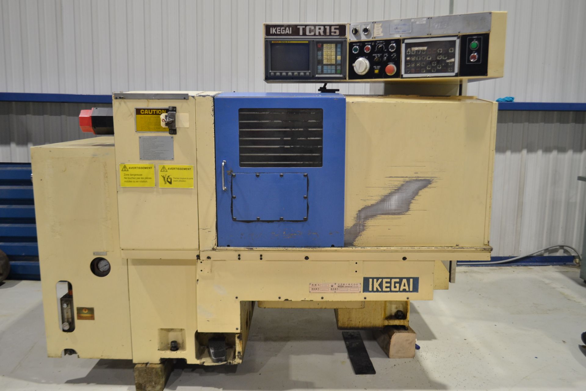 IKEGAI CNC LATHE, MODEL TCR 15, S/N 51058V - Image 6 of 11