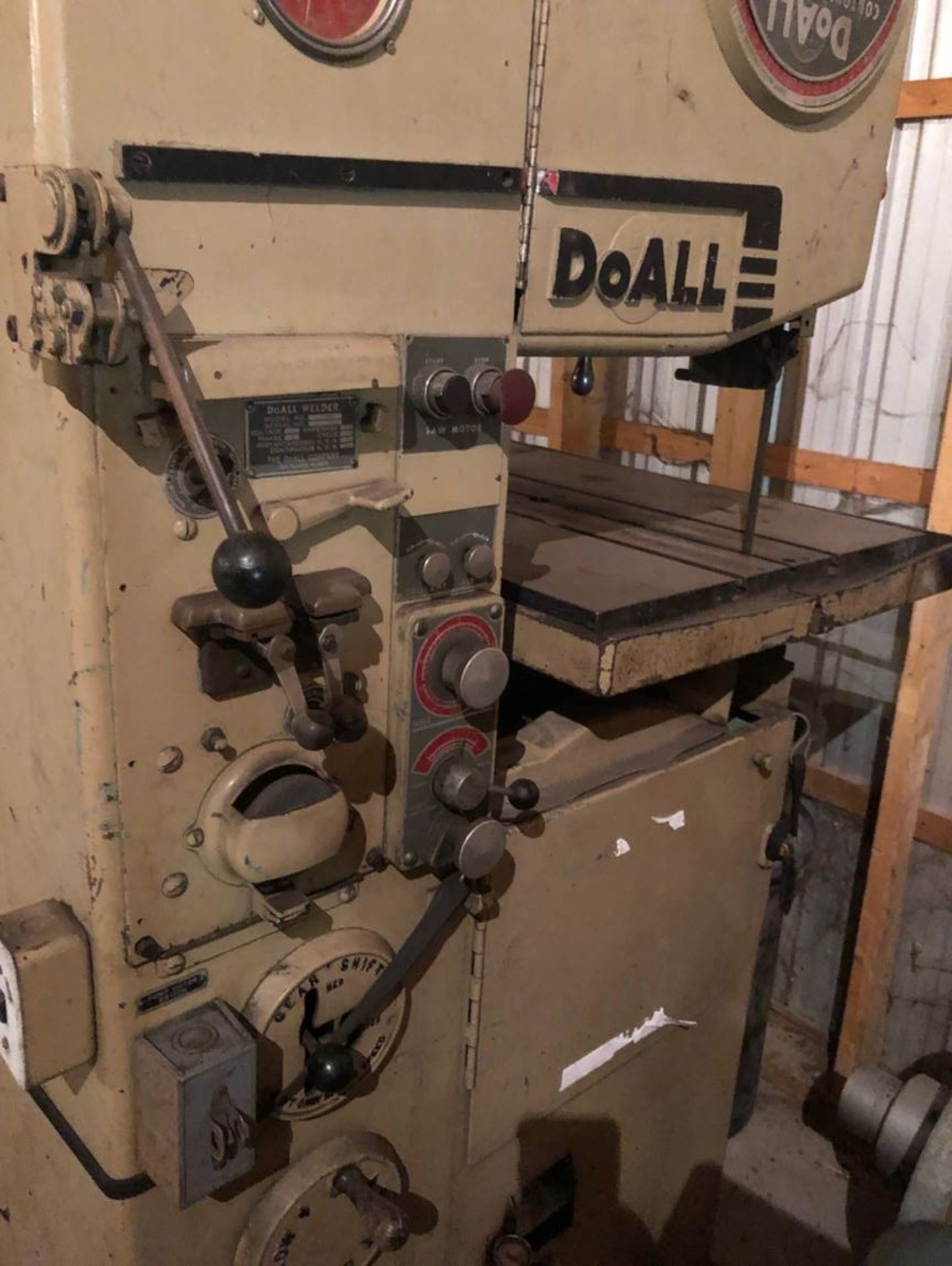 DOALL VERTICAL BAND SAW