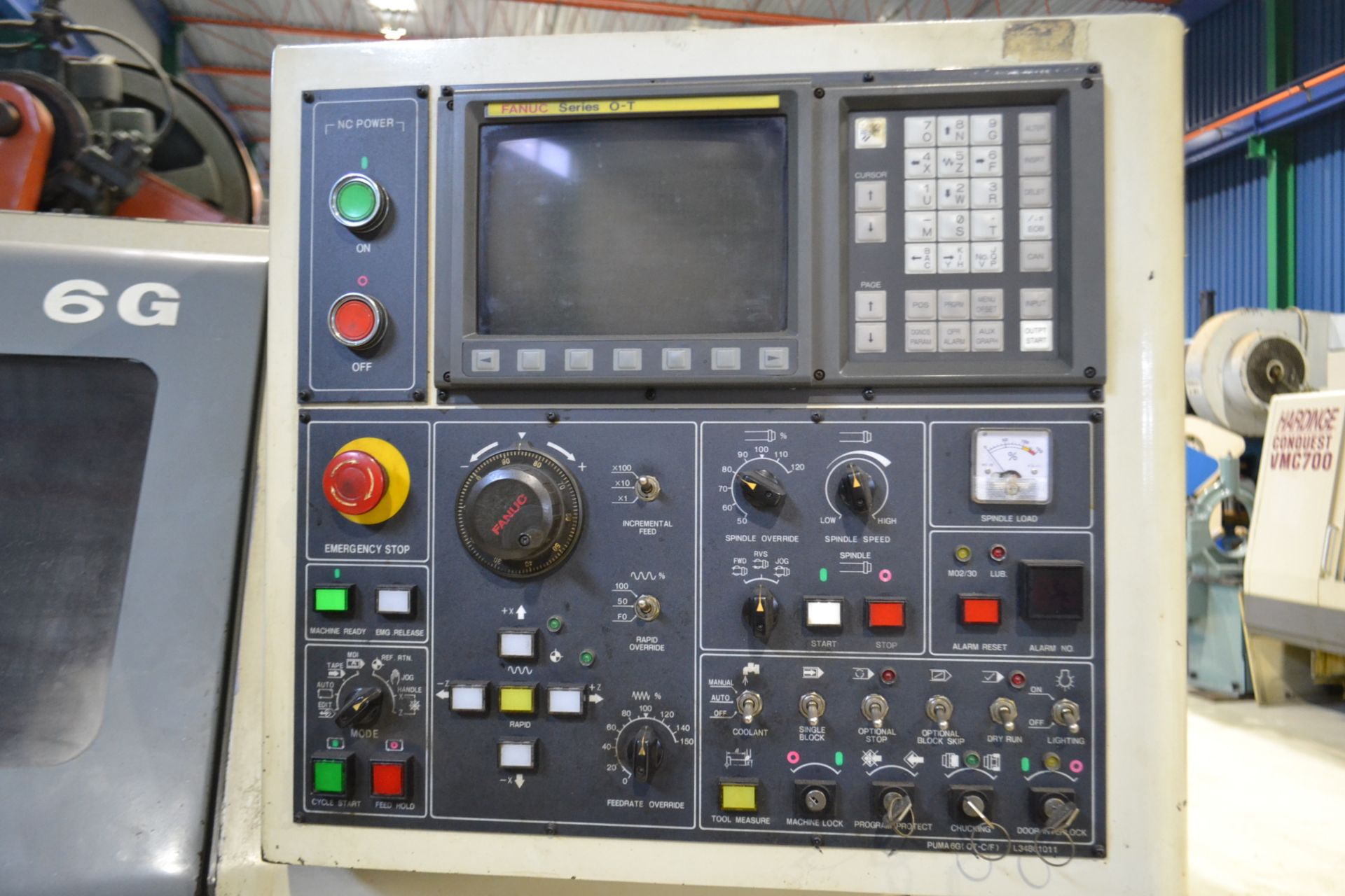 DAEWOO CNC CHUCKER LATHE, MODEL PUMA G6, S/N PMG6 0226, 19'' X 15.5'', 1.54 BORE - Image 3 of 5