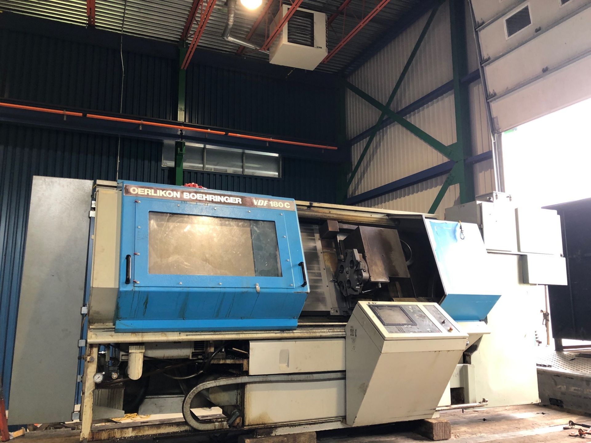 VDF BOEHRINGER CNC LATHE, MODEL VDF180C, S/N 1112.1233-23