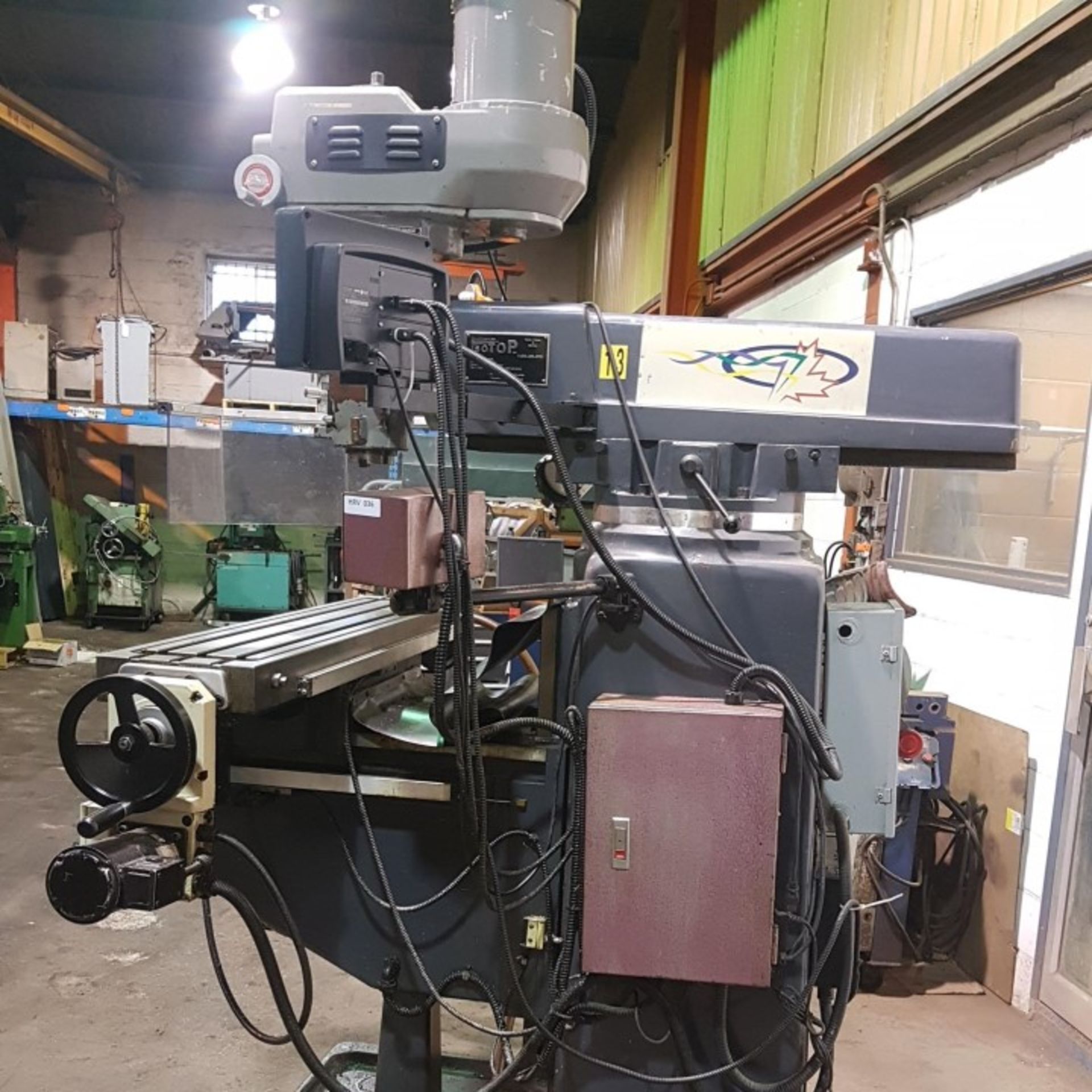 SIRIUS MILLING MACHINE, TABLE:10”X50", 575V/3PH/60C - LOCATION: MONTREAL, QUEBEC (CANADA) - Image 2 of 8