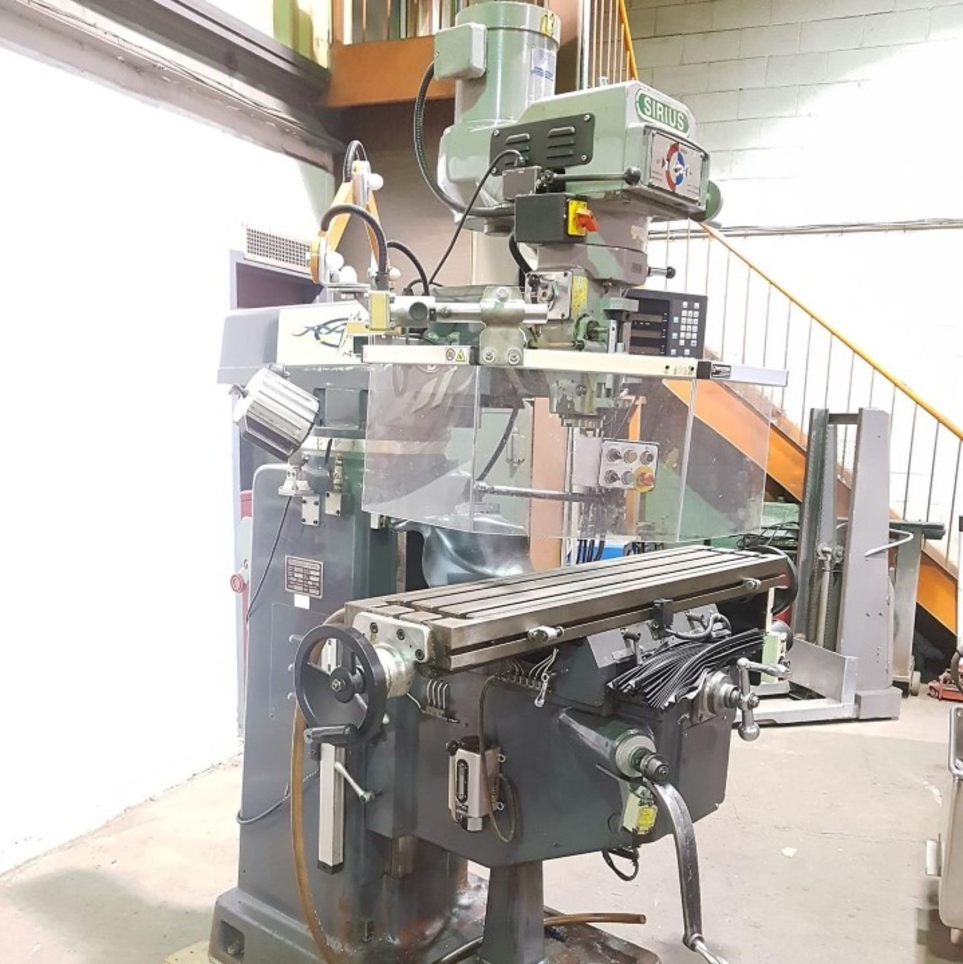 SIRIUS MILLING MACHINE, TABLE:10”X50", 575V/3PH/60C - LOCATION: MONTREAL, QUEBEC (CANADA)