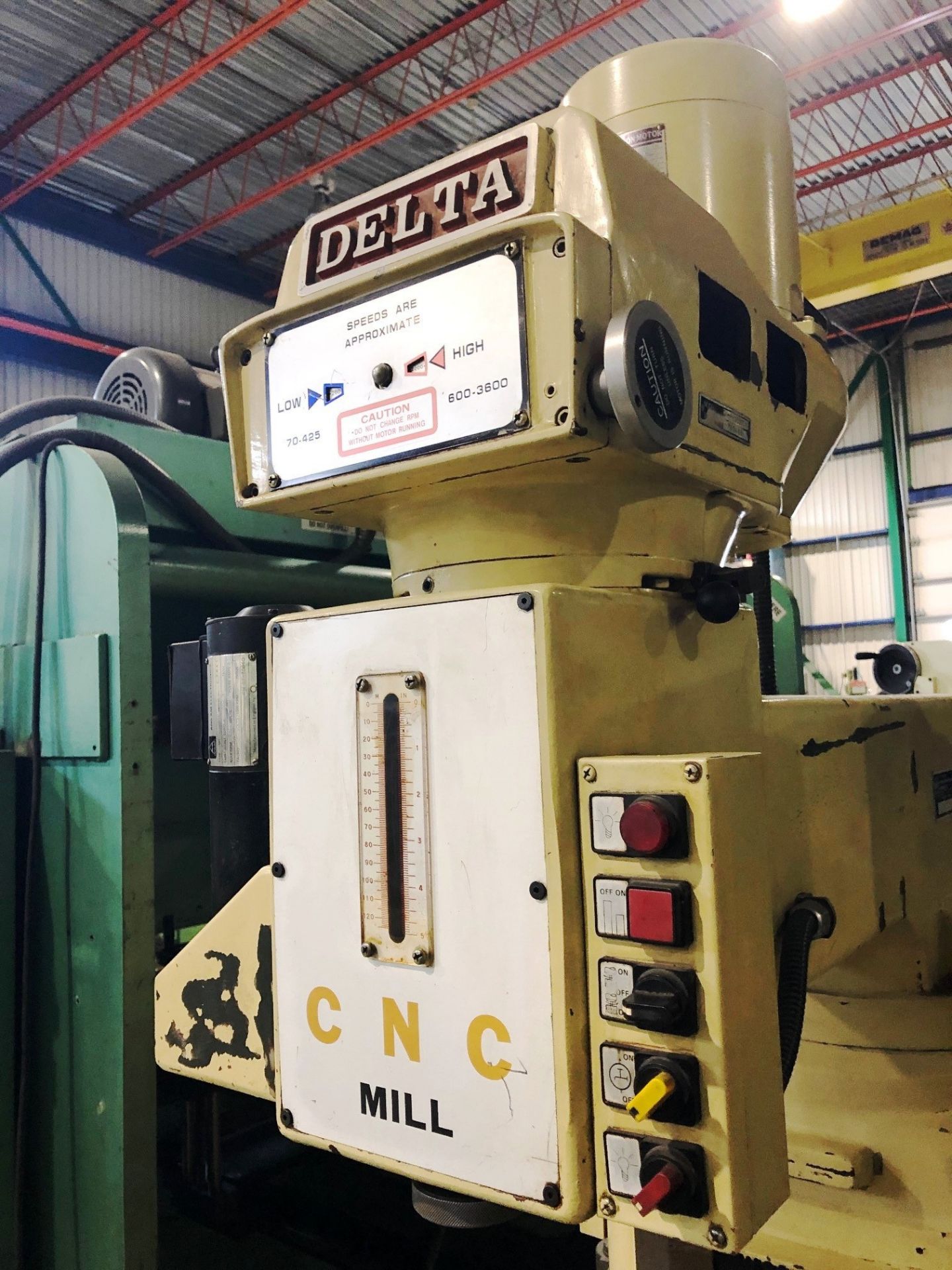 DELTA MILLING (CNC), S/N 2343-1197, 10'' X 52'' TABLE - LOCATION MONTREAL, QUEBEC (CANADA) - Image 4 of 5
