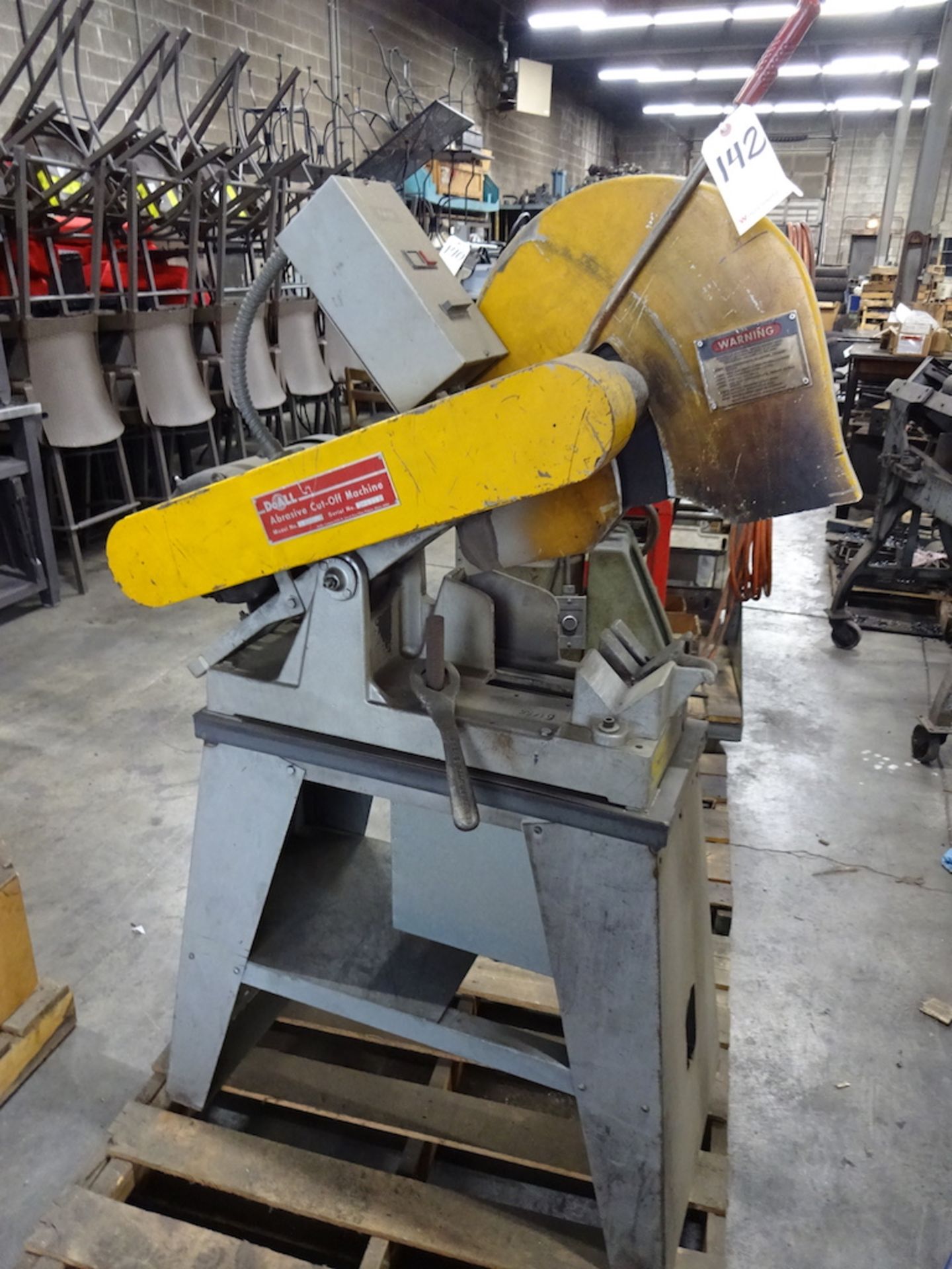 DoAll Model 14 16 Abrasive Cut-off Machine, S/N 0-2797, 230/460 Volt