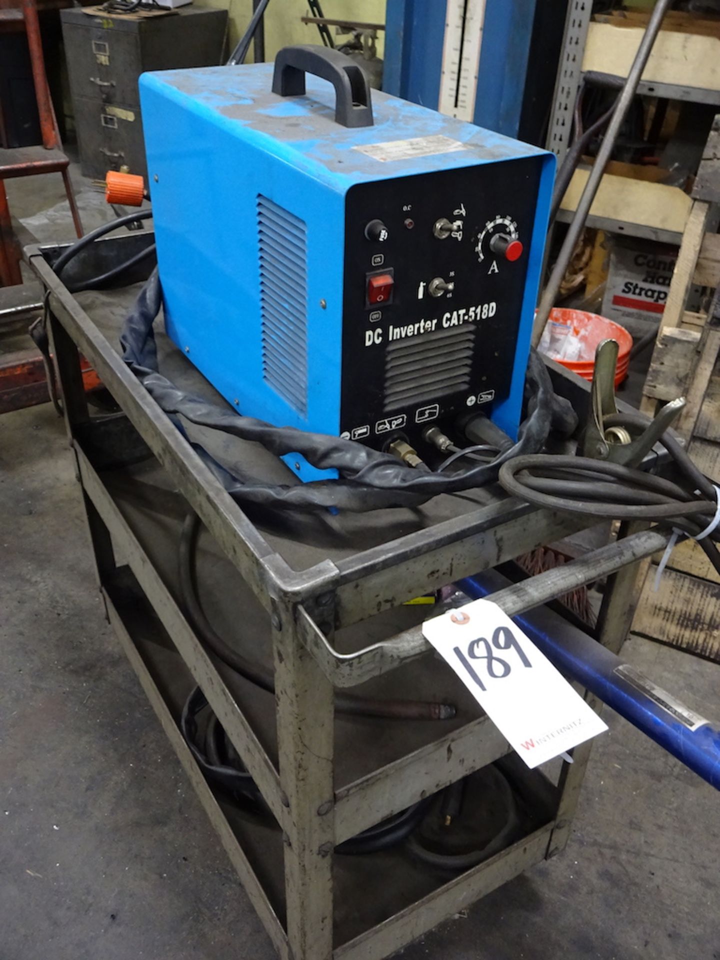 Model CAT-518D DC Inverter Welder, with Cart