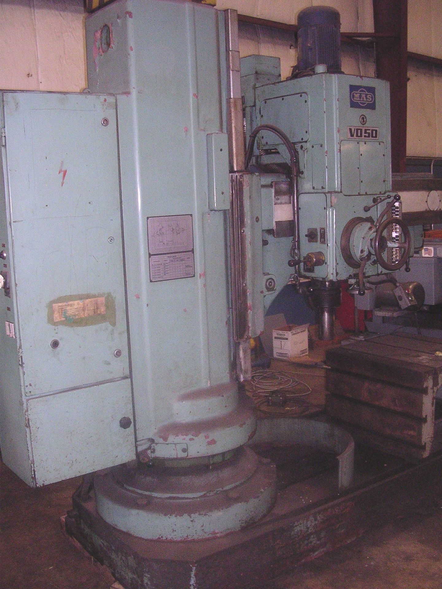 MAS MODEL V050 4FT. RADIAL DRILL: S/N 356 (NEW 1981); - Image 4 of 6