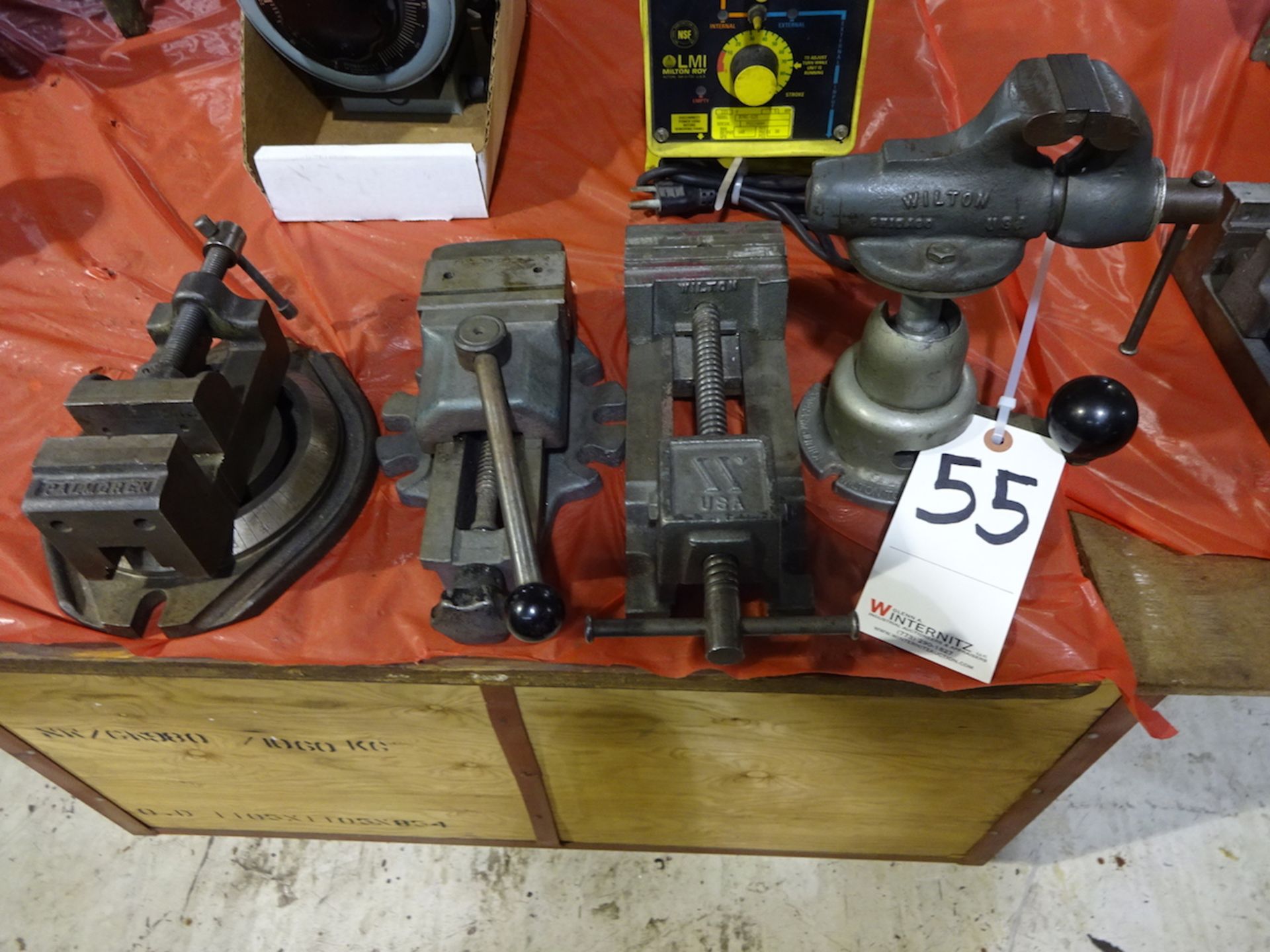 LOT: (4) Assorted Vises