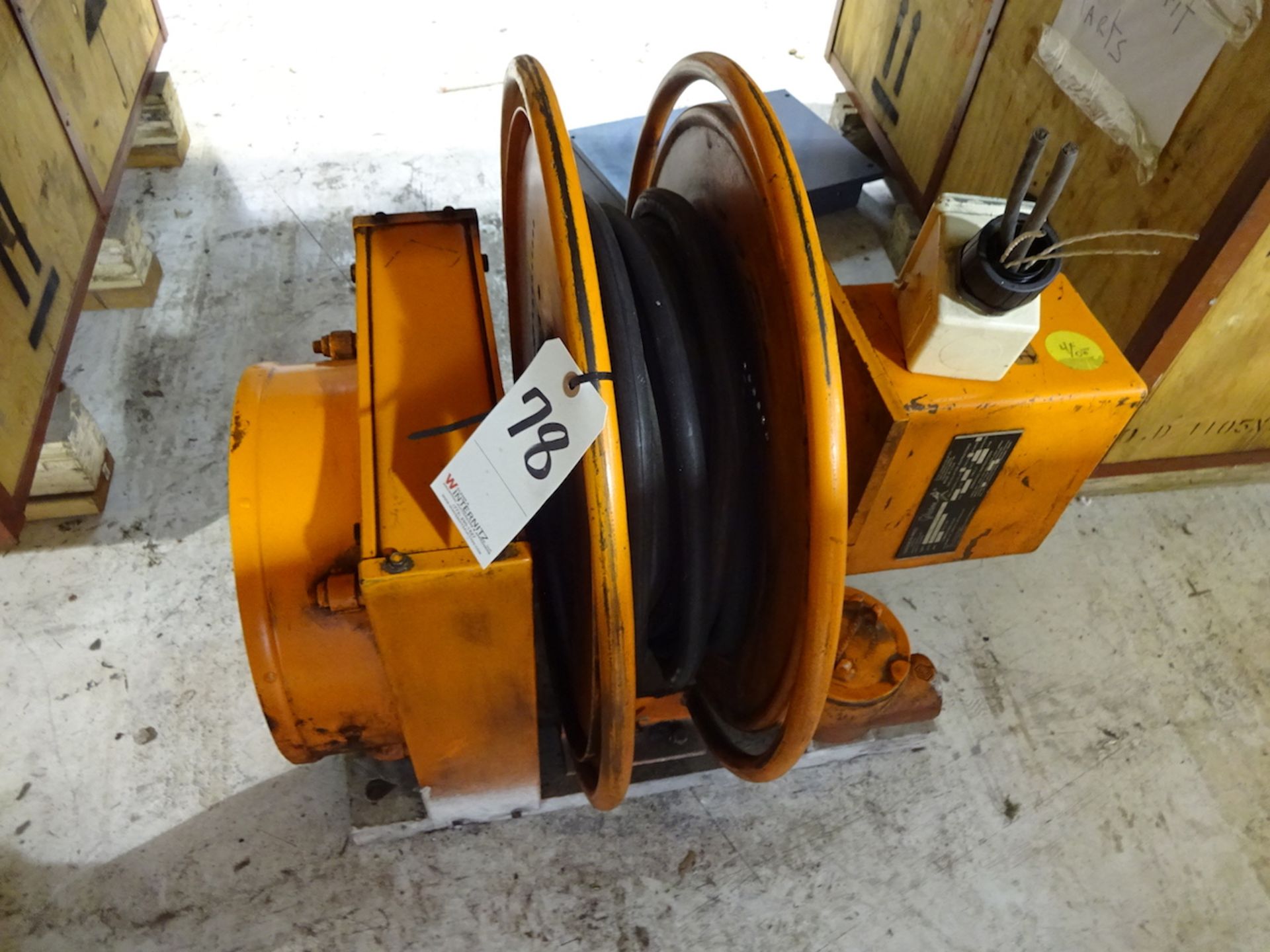 Gleason Reel Electric Cable Reel, 35 Amp, 600 Volt Capacity