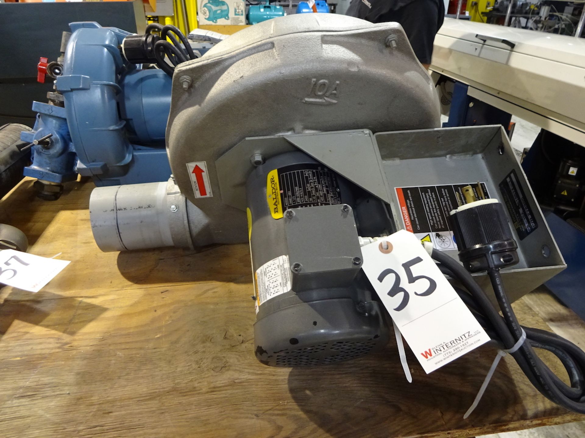 Cincinnati Model PB-10A 1-1/2 HP Exhaust Blower